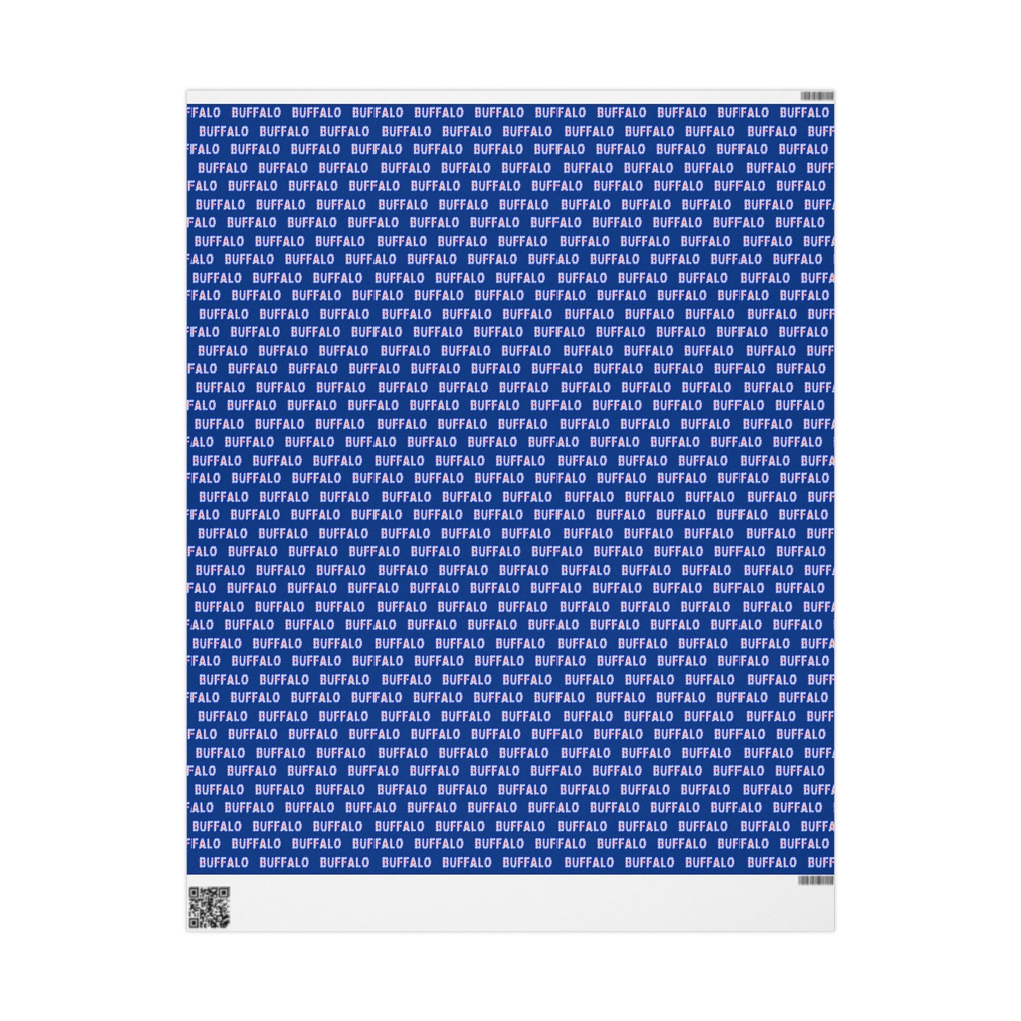 Buffalo Blue Wrapping Paper