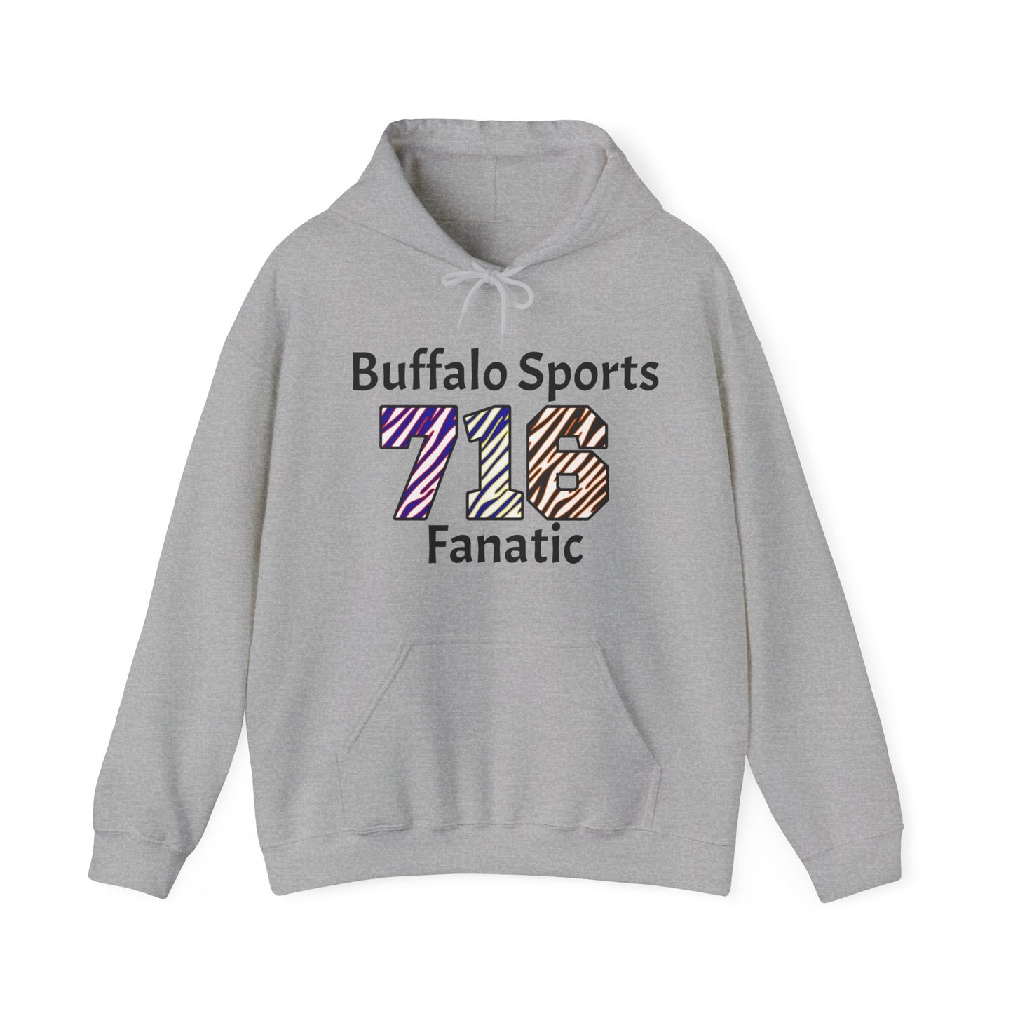 716 Buffalo Sports Fanatic Unisex Heavy Blend™ Hooded Sweatshirt