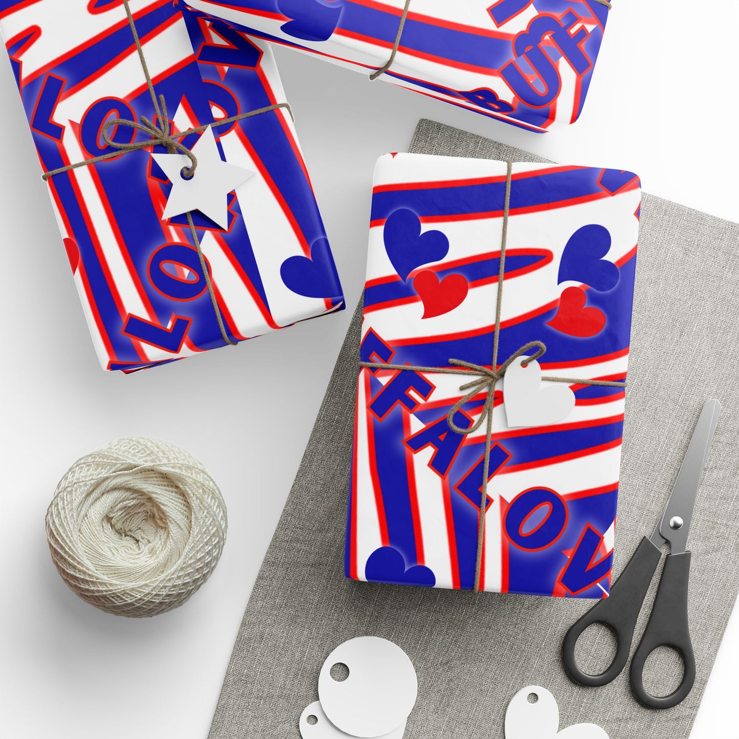 Buffalove Wrapping Paper