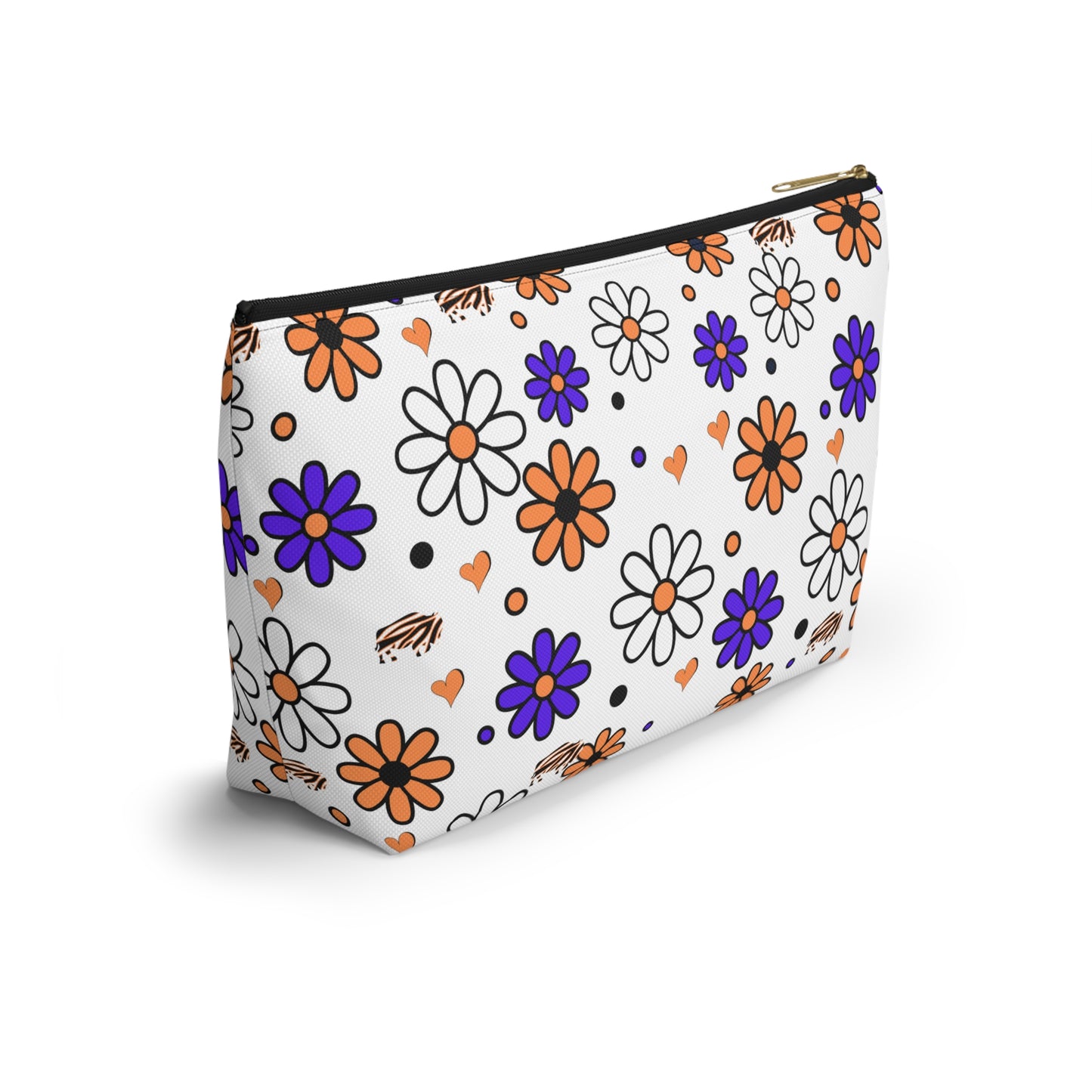 Buffalo Bandits Flower Power Retro Accessory Pouch w T-bottom