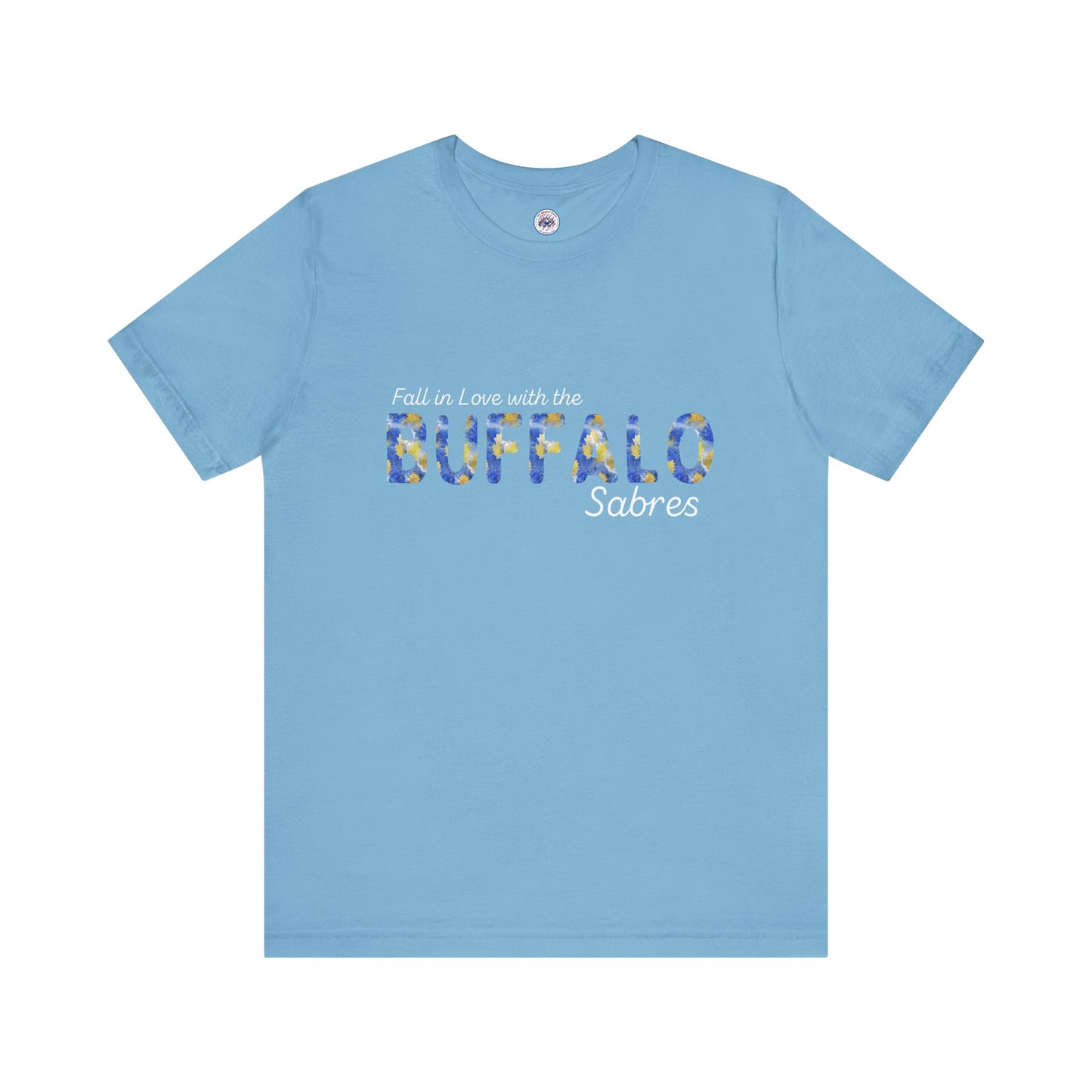 Watercolor Buffalo Sabres Leaves T-Shirt (Where else would you rather be...)