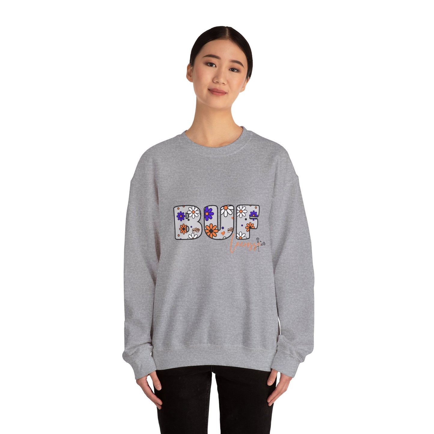 BUF Bandits Unisex Heavy Blend™ Crewneck Sweatshirt ~ Flower Power Design