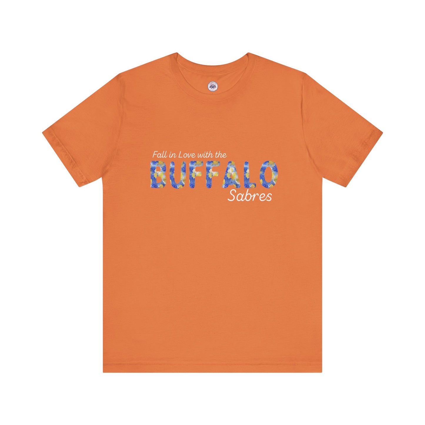 Watercolor Buffalo Sabres Leaves T-Shirt (Where else would you rather be...)
