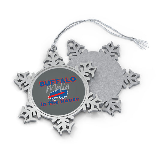 Buffalo Mafia in the House Snowflake Ornament