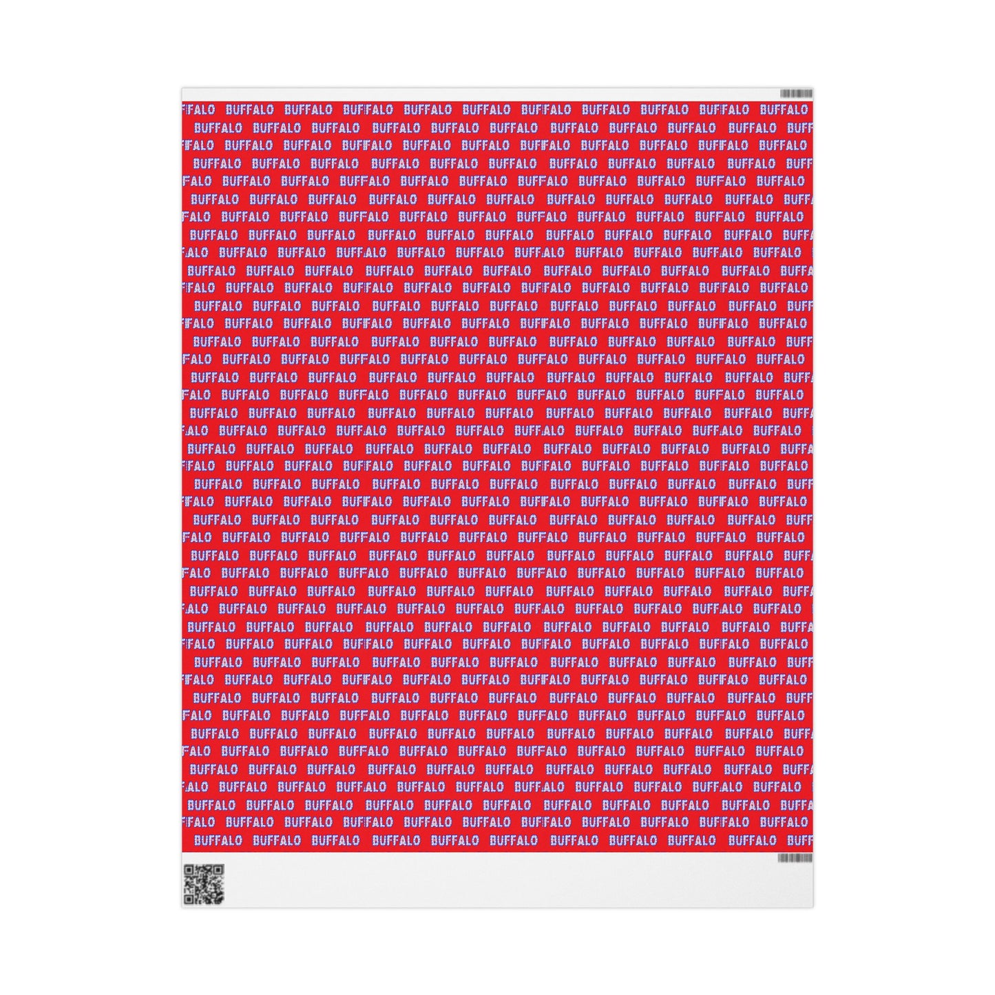 Buffalo Red Wrapping Paper