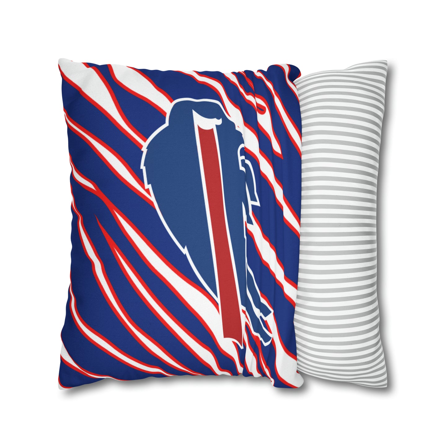 Zubaz Buffalo Bills Spun Polyester Square Pillow Case