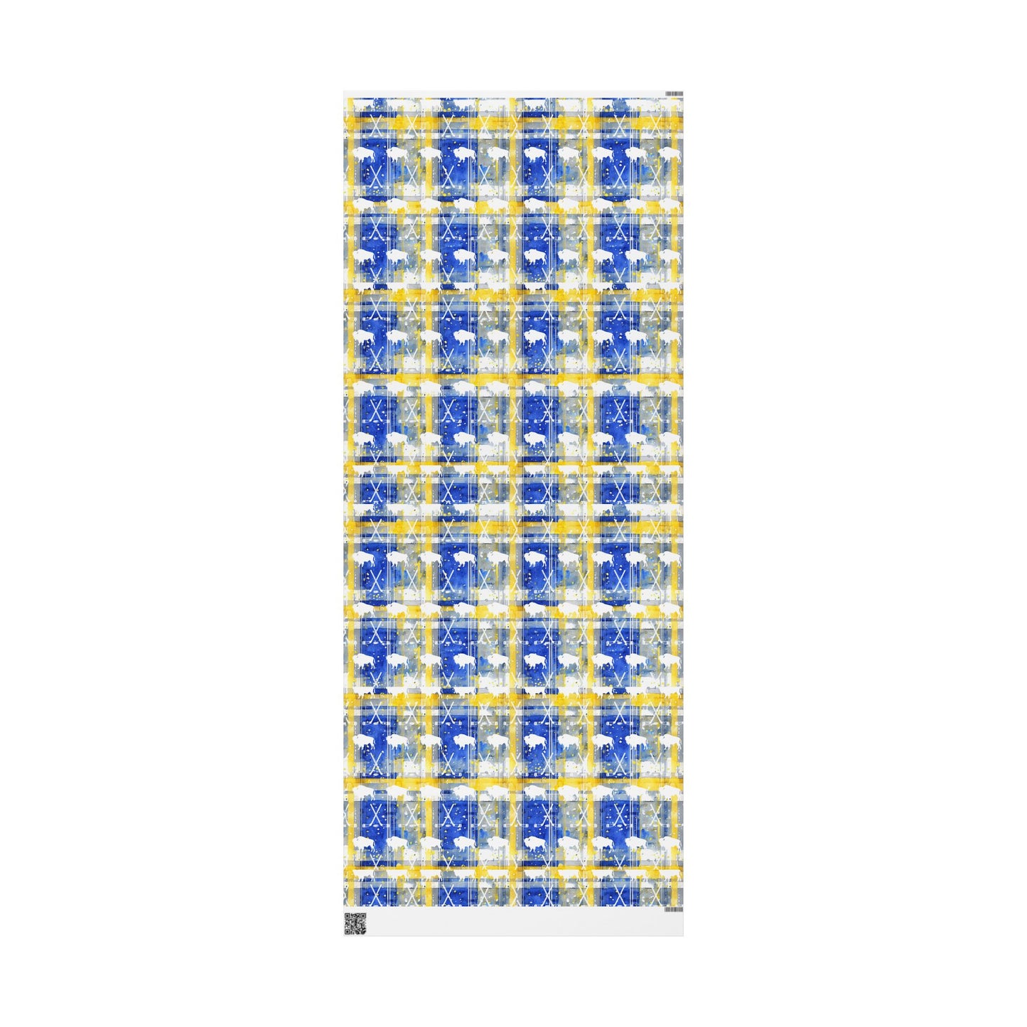 Buffalo Sabres Plaid Wrapping Paper