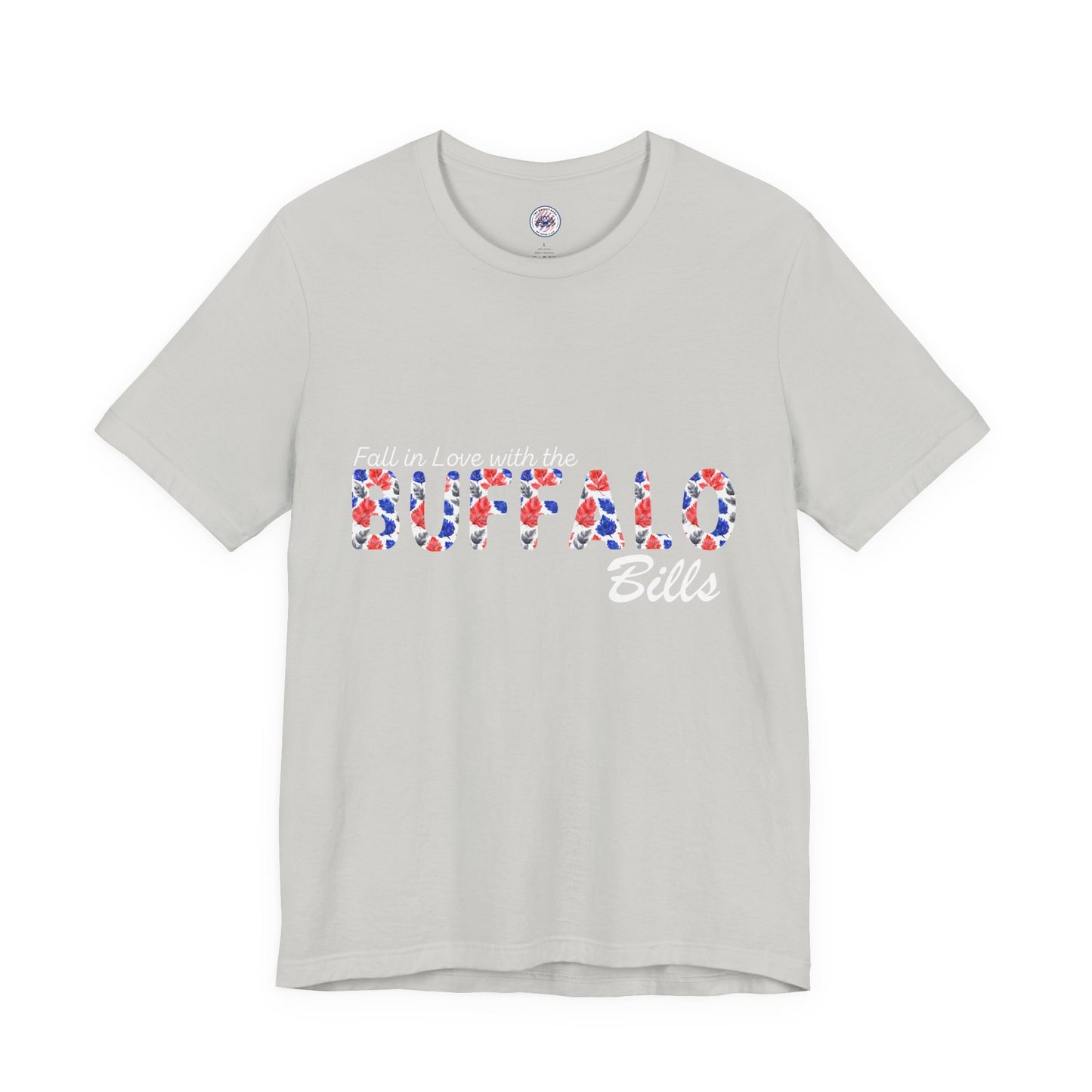 Fall in Love with the Bills Watercolor Leaves T-Shirt