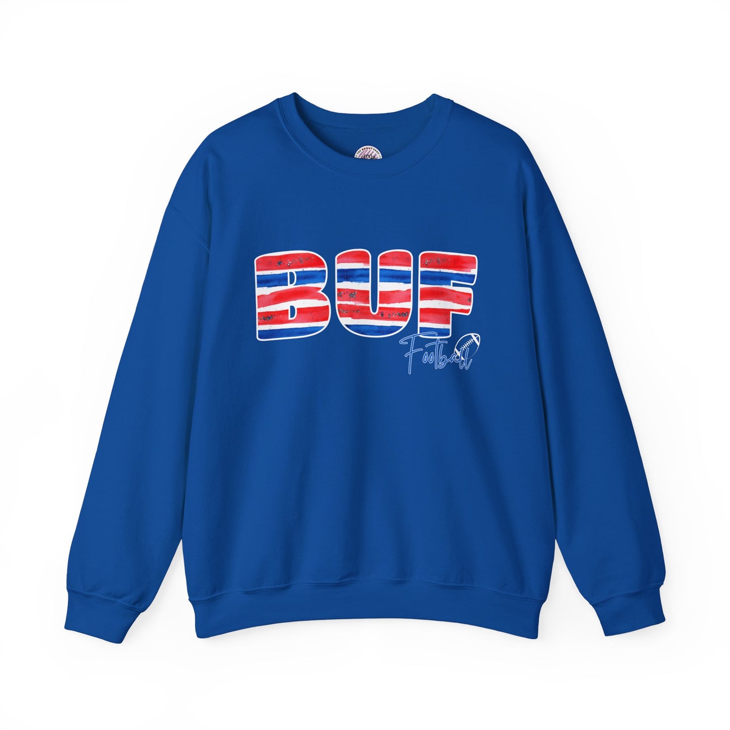 Bills BUF Watercolor Unisex Heavy Blend™ Crewneck Sweatshirt