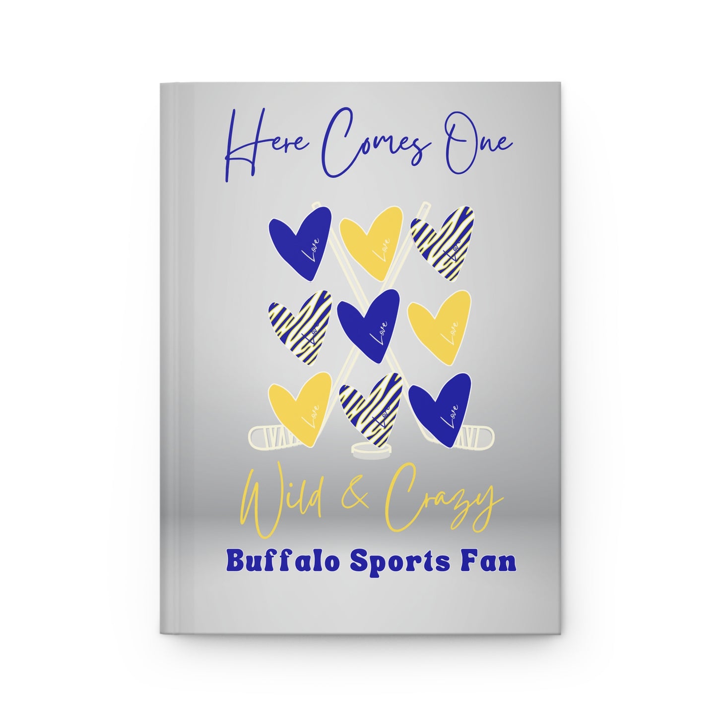 Sabres Sports Fan Journal 6" x 9" 150 Page (75 sheets) Hardcover Journal Matte