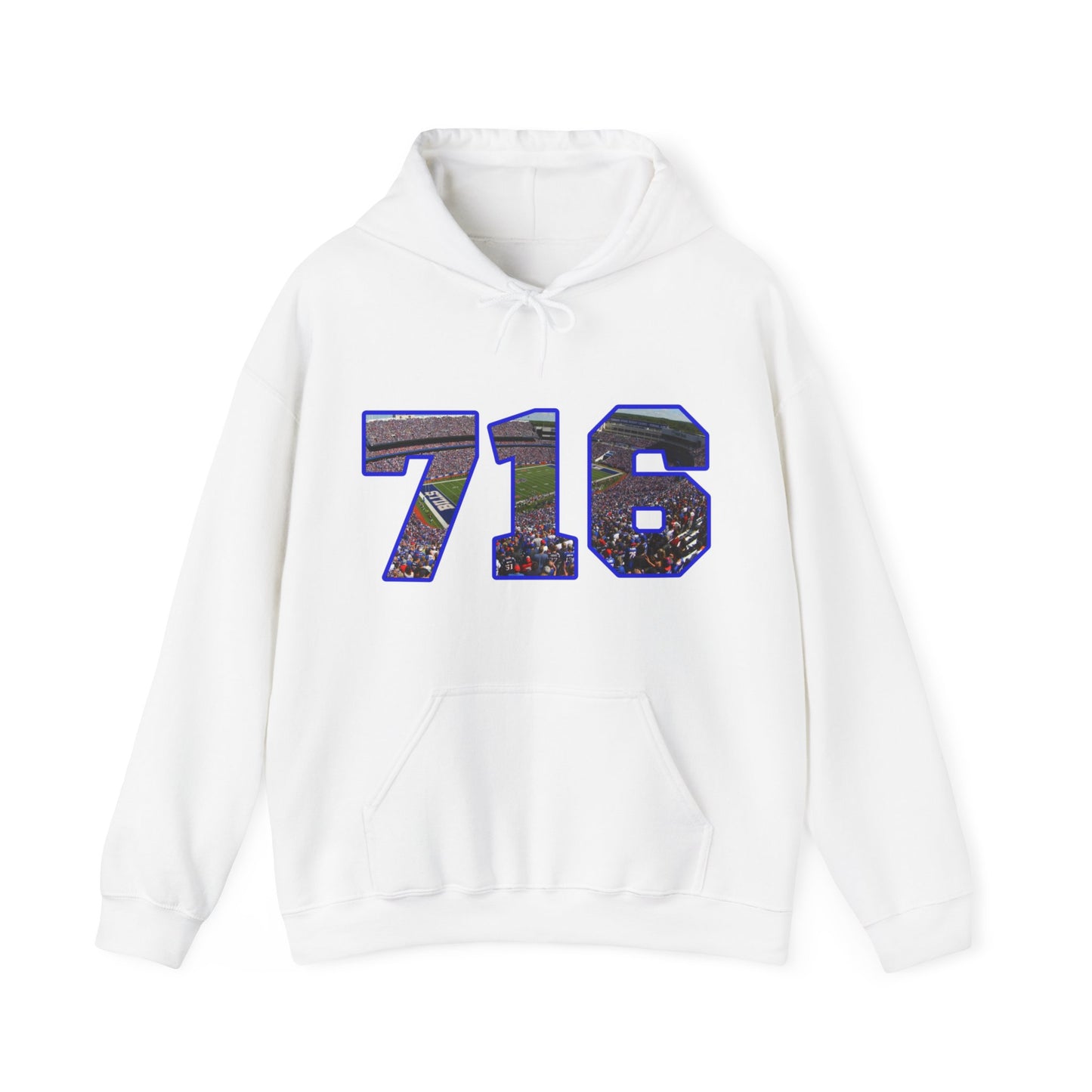 716 Buffalo Bills Stadium Unisex Heavy Blend™ Hooded Sweatshirt