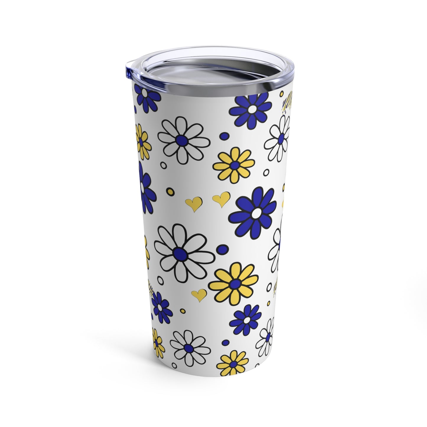 Sabres Flower Power Tumbler 20oz