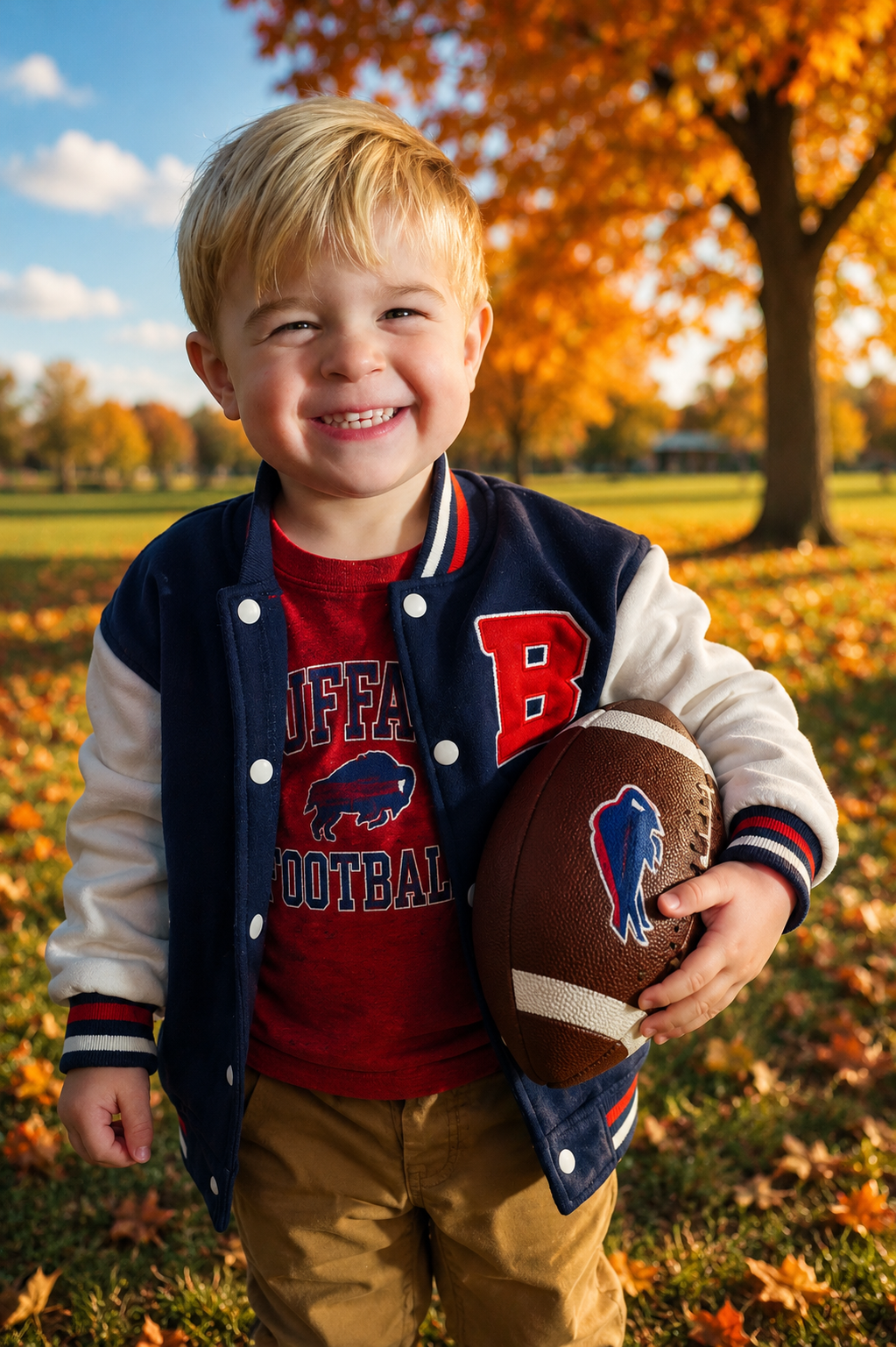 Varsity Style Youth Buffalo Inspired Jacket