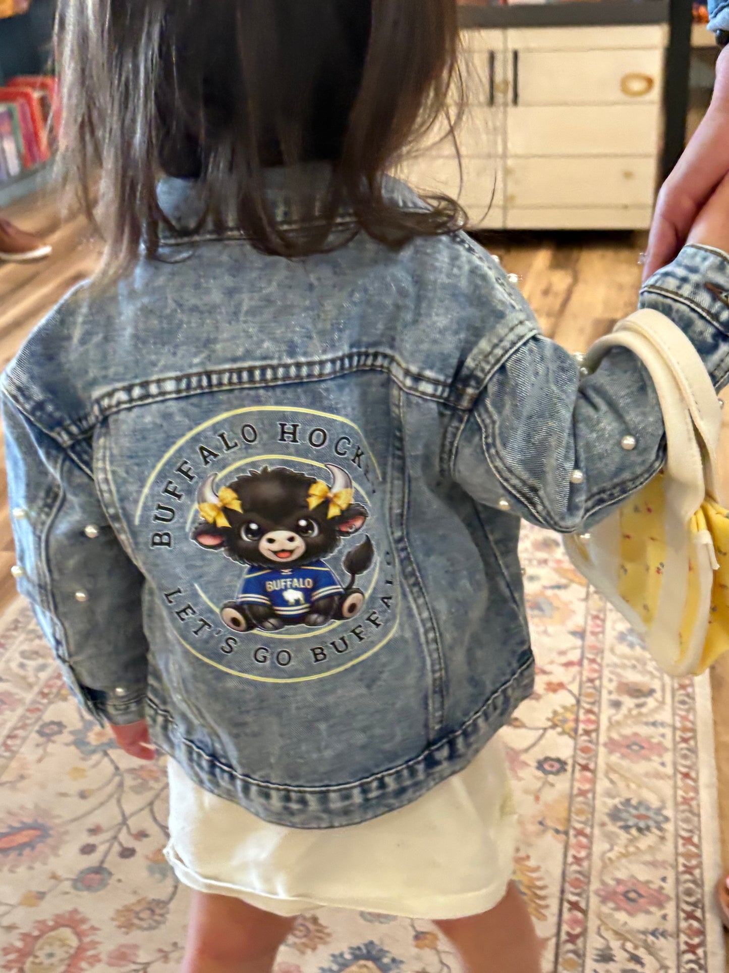 Custom Buffalo Inspired Jean Jacket