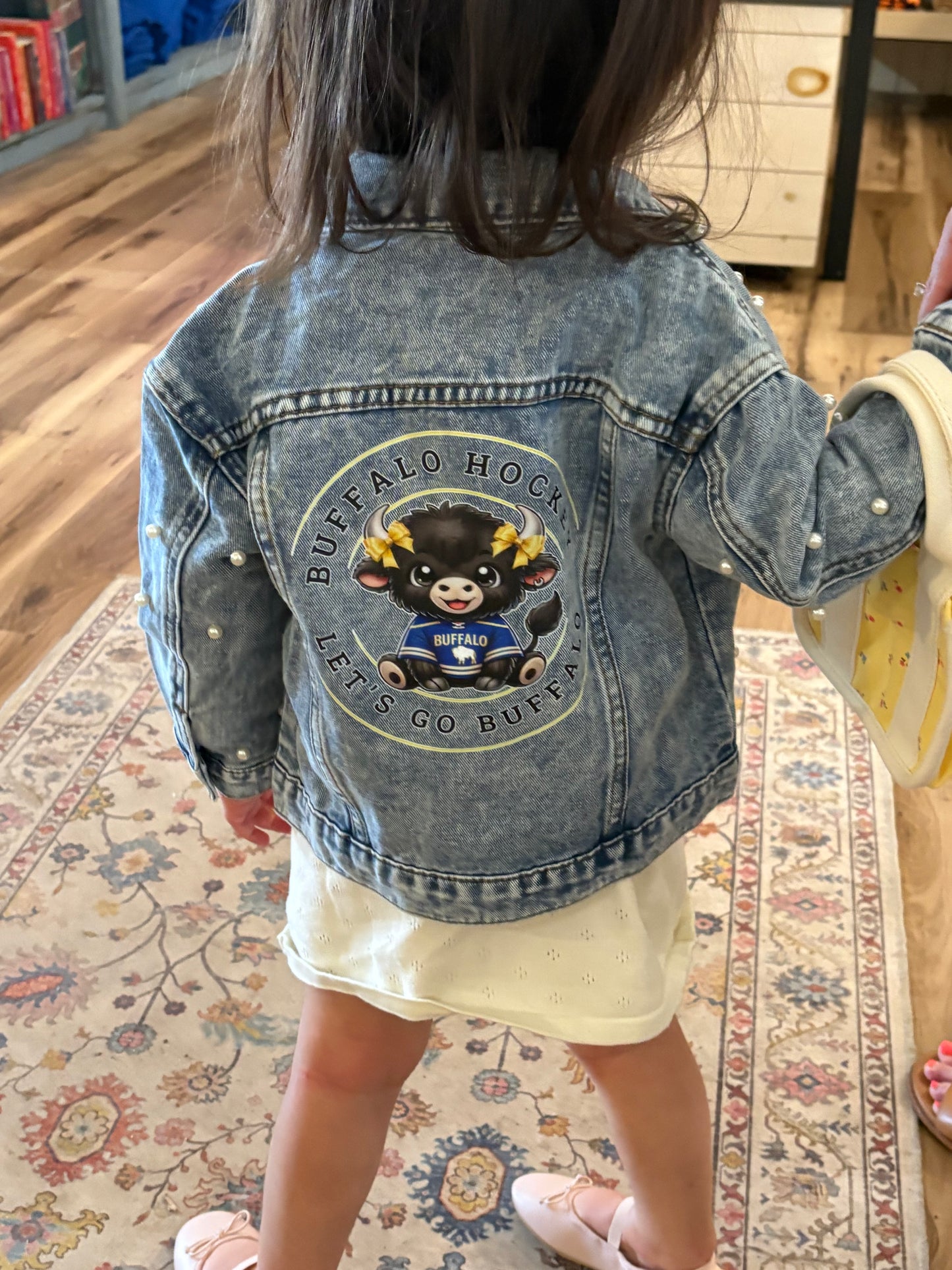 Custom Buffalo Inspired Jean Jacket