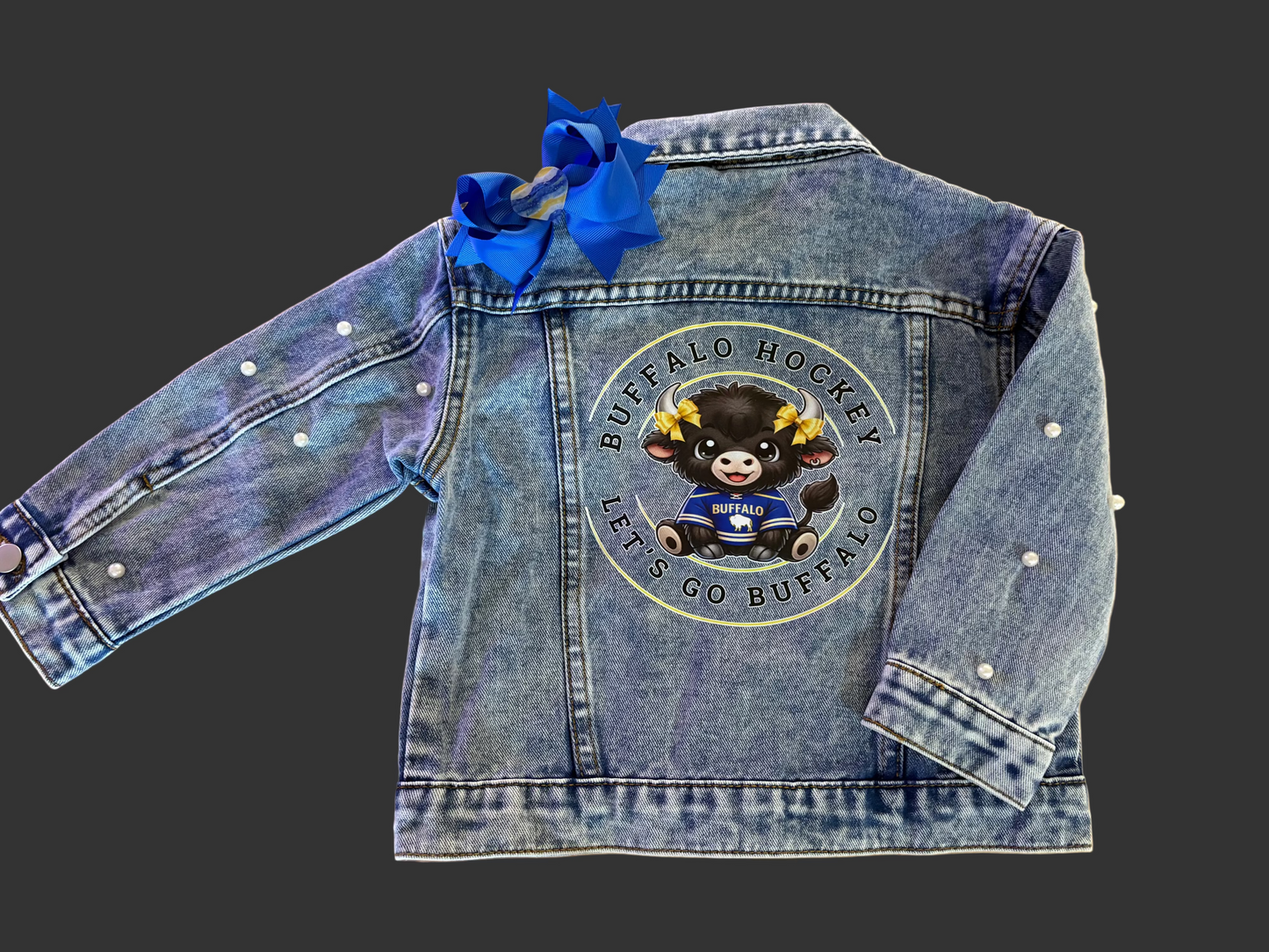 Custom Buffalo Inspired Jean Jacket