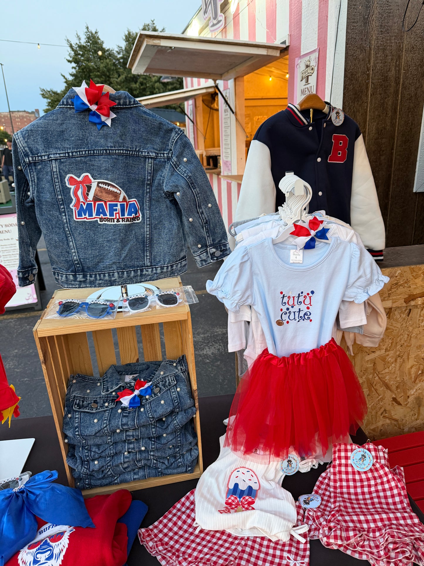 Mafia Born and Raised Youth Buffalo Inspired Jean Jacket