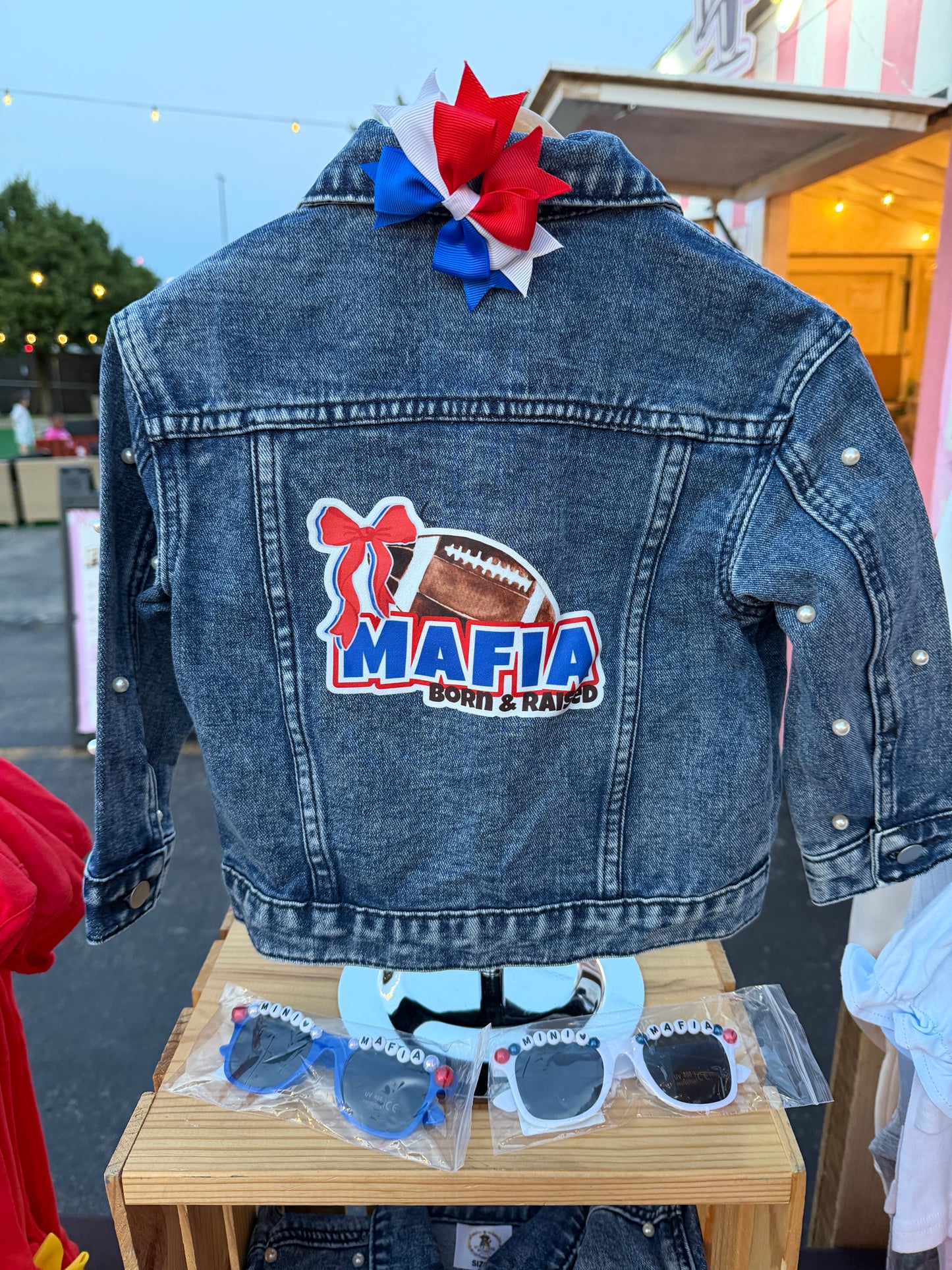 Mafia Born and Raised Youth Buffalo Inspired Jean Jacket