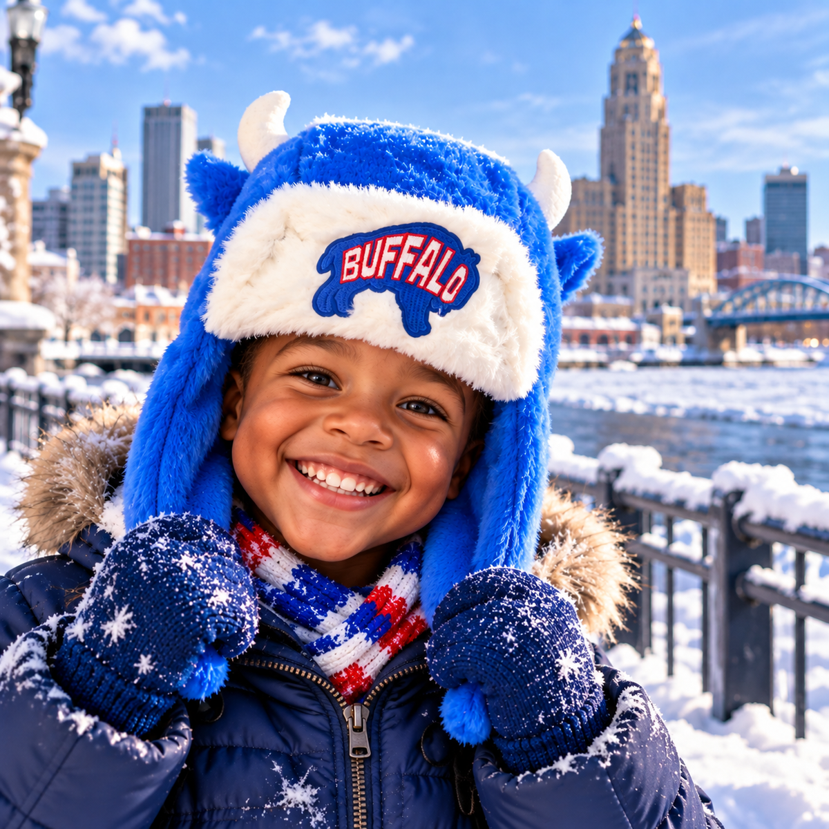 PRE-ORDER Kids Buffalo Winter Hats (Shipping Mid November)