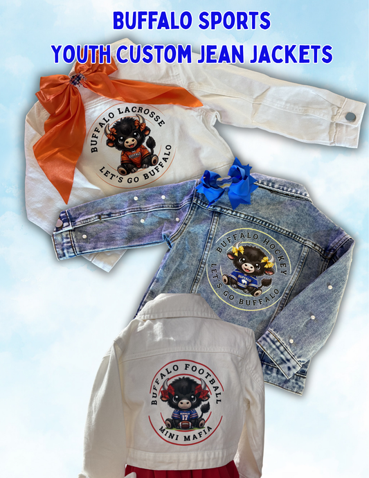 Custom Buffalo Inspired Jean Jacket