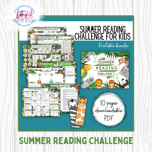Summer Reading Challenge _ Safari Theme