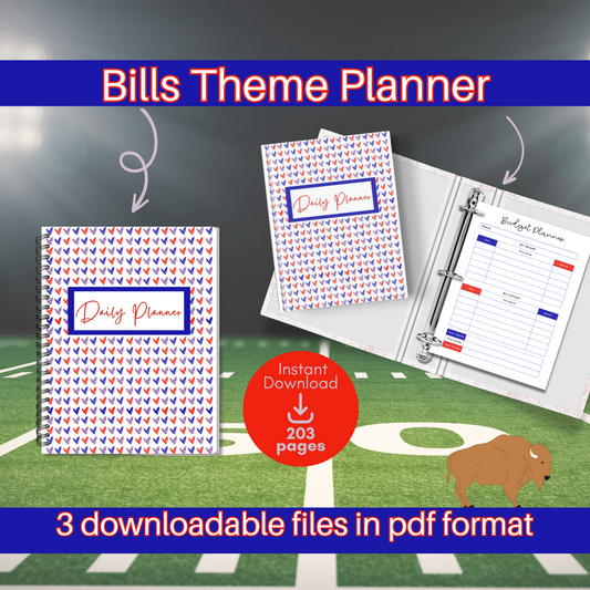 The Ultimate Buffalo Bills Planner ~ Over 200 Pages