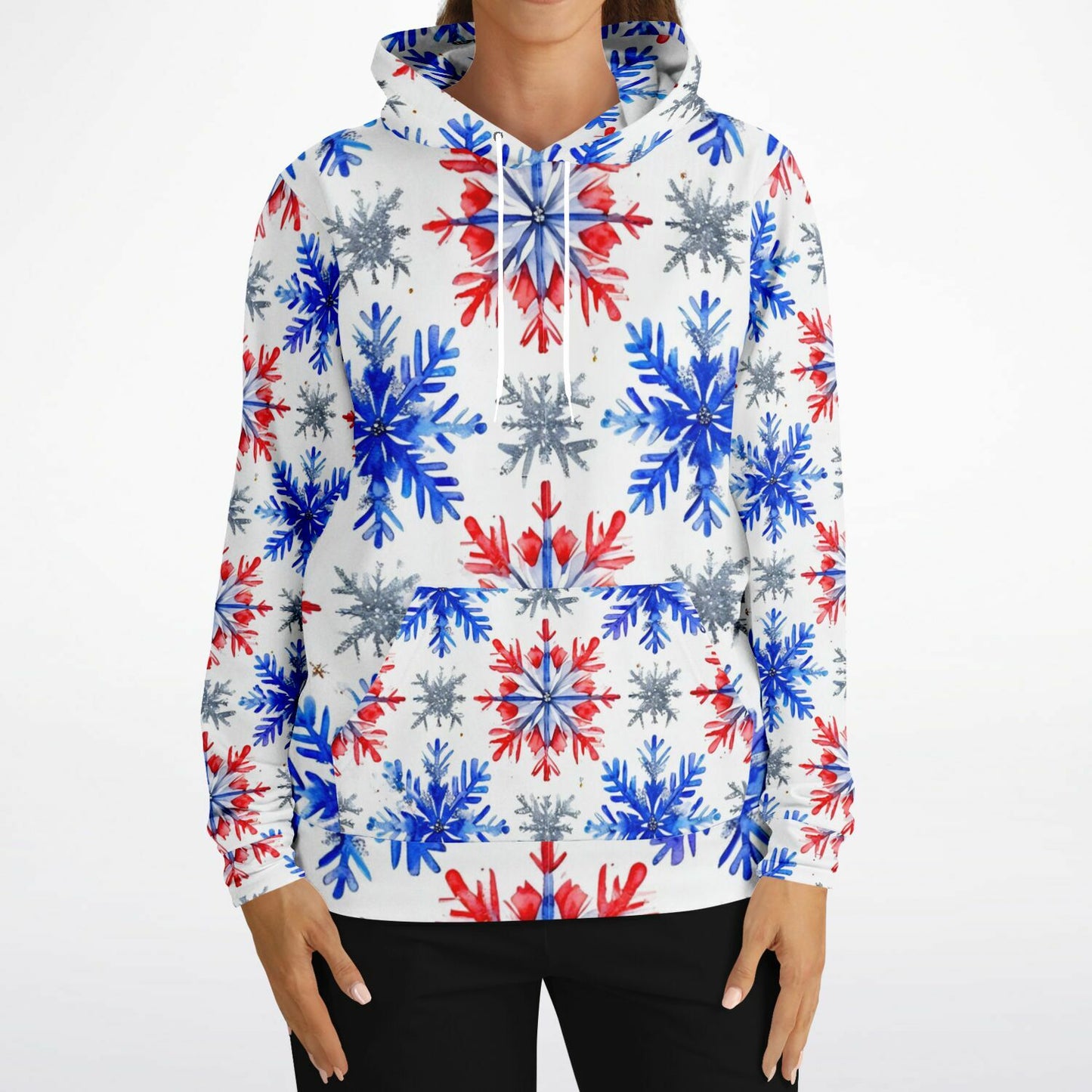 Snowflake Athletic Hoodie - AOP