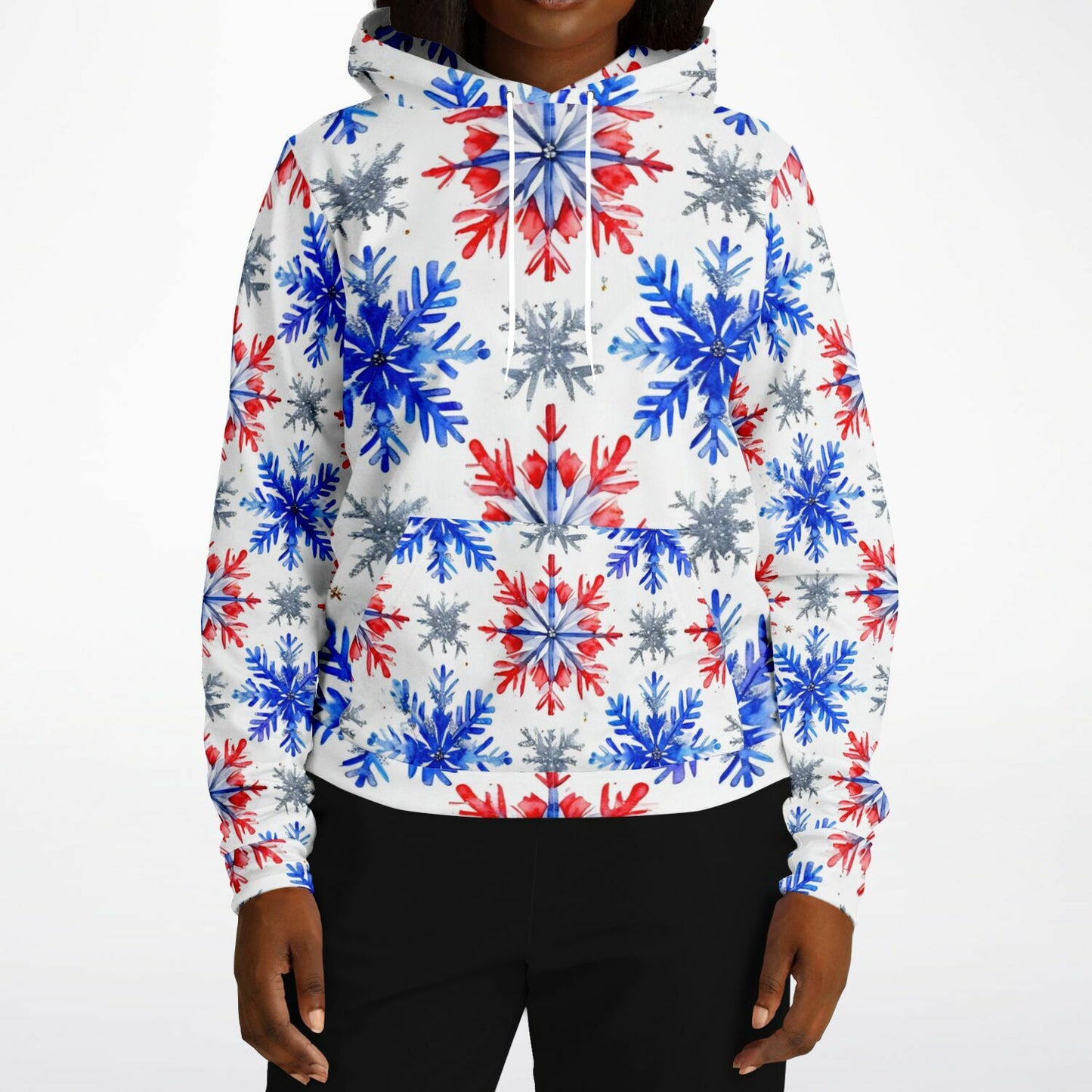 Snowflake Athletic Hoodie - AOP