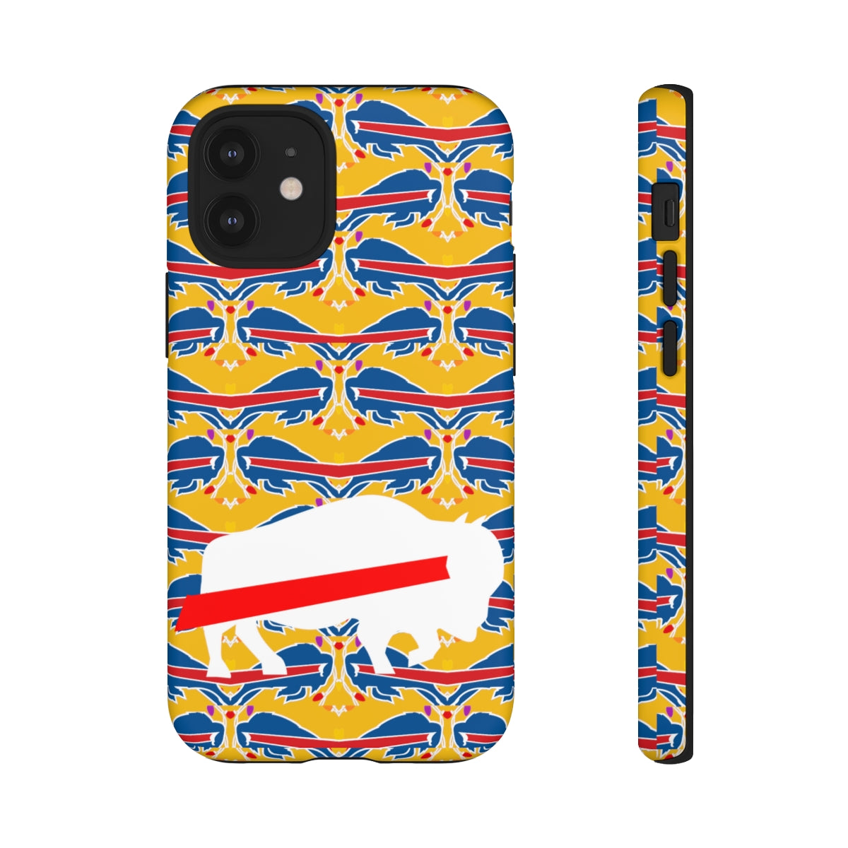 Stampede Buffalo Logo Mash Up Design Tough Phone Cases