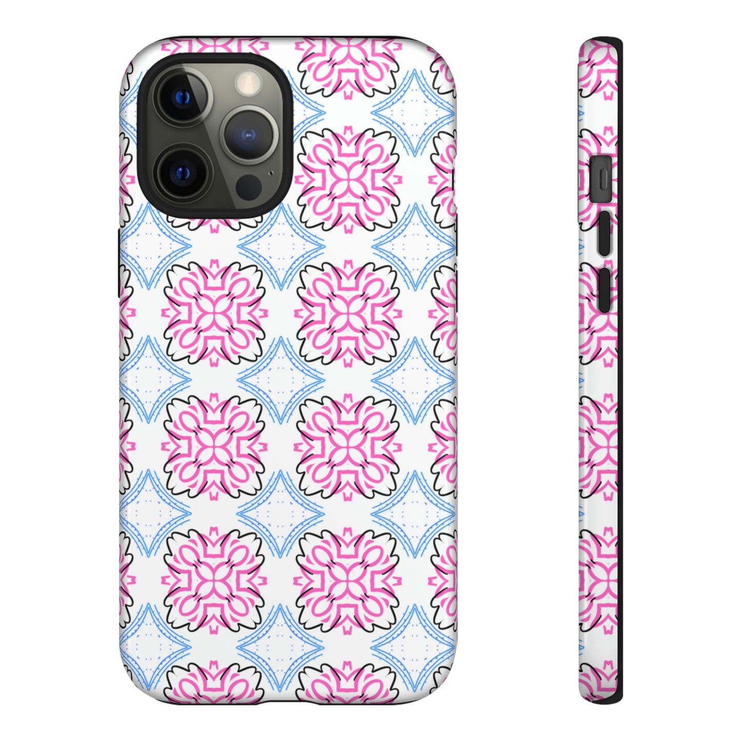 Lotus Living Mash Up Design Tough Phone Case