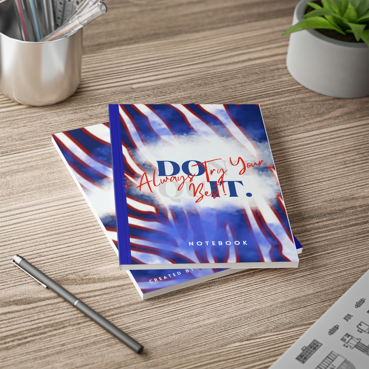 "Don't Quit" Buffalo Bills Softcover Notebook, A5