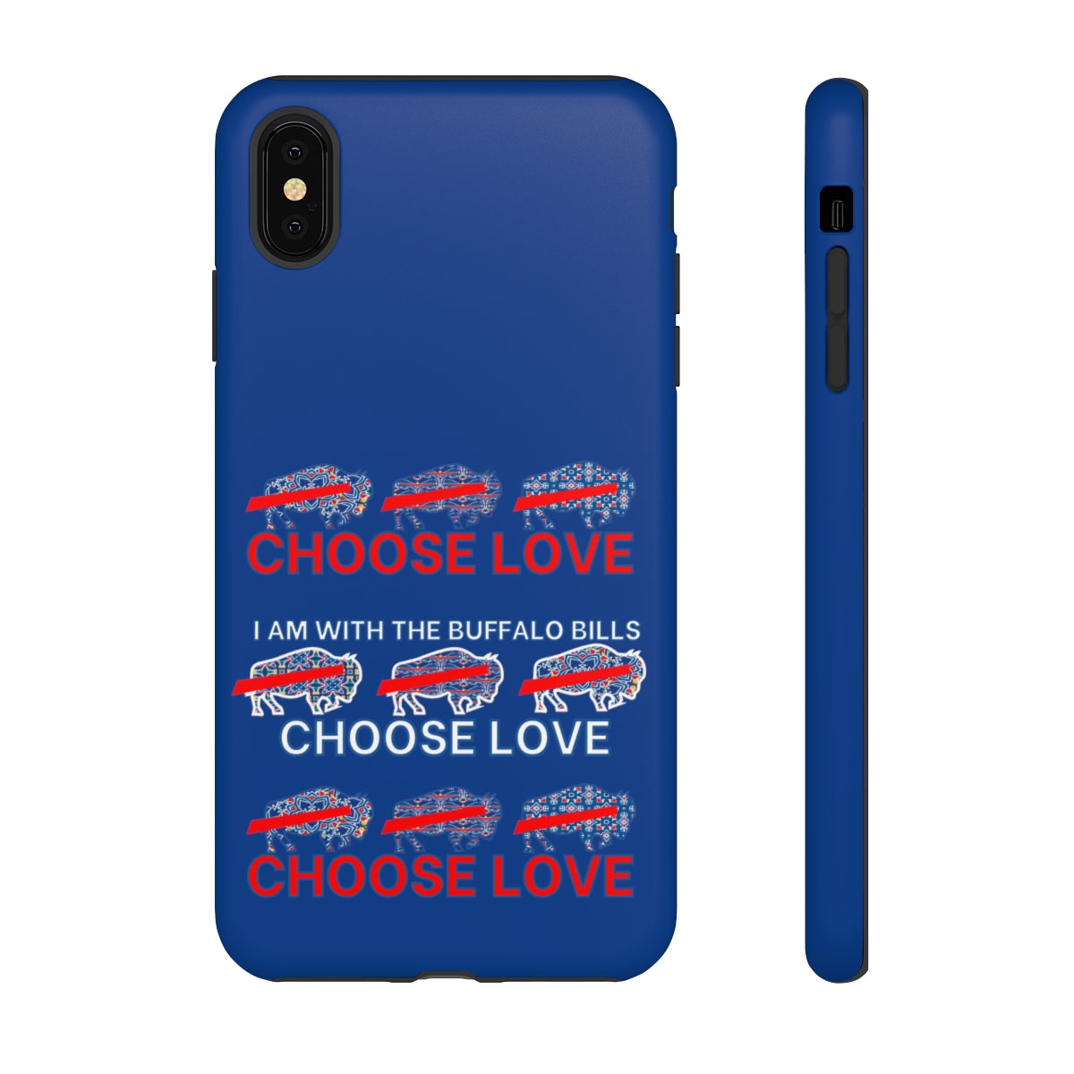 Choose Love Buffalo Bills Tough Phone Cases