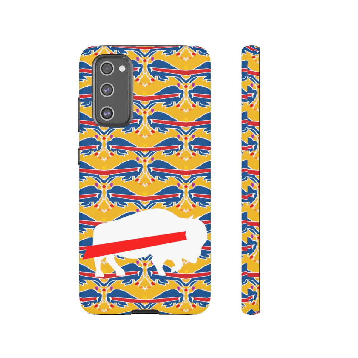 Stampede Buffalo Logo Mash Up Design Tough Phone Cases