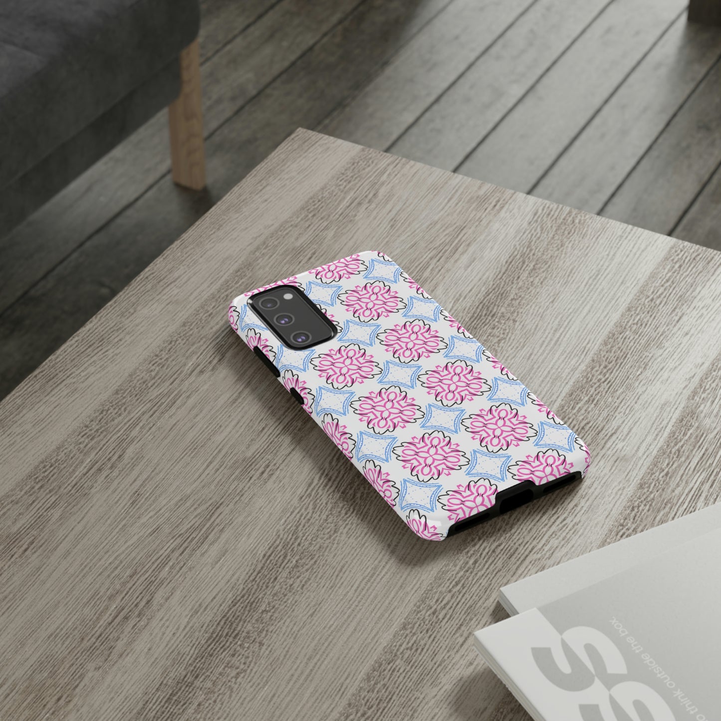 Lotus Living Mash Up Design Tough Phone Case