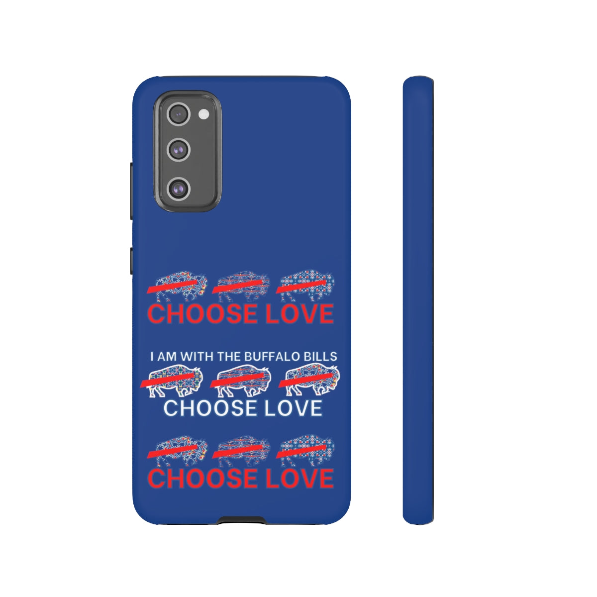 Choose Love Buffalo Bills Tough Phone Cases