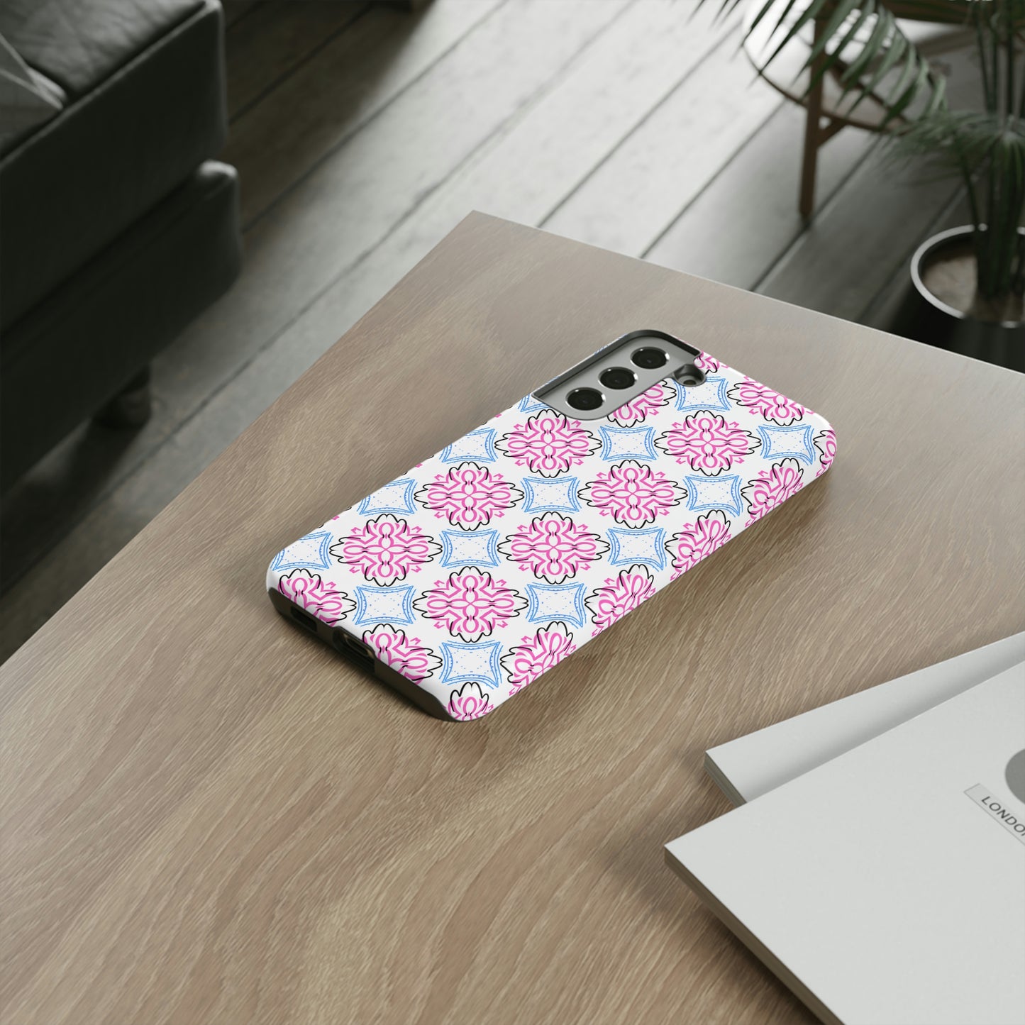 Lotus Living Mash Up Design Tough Phone Case