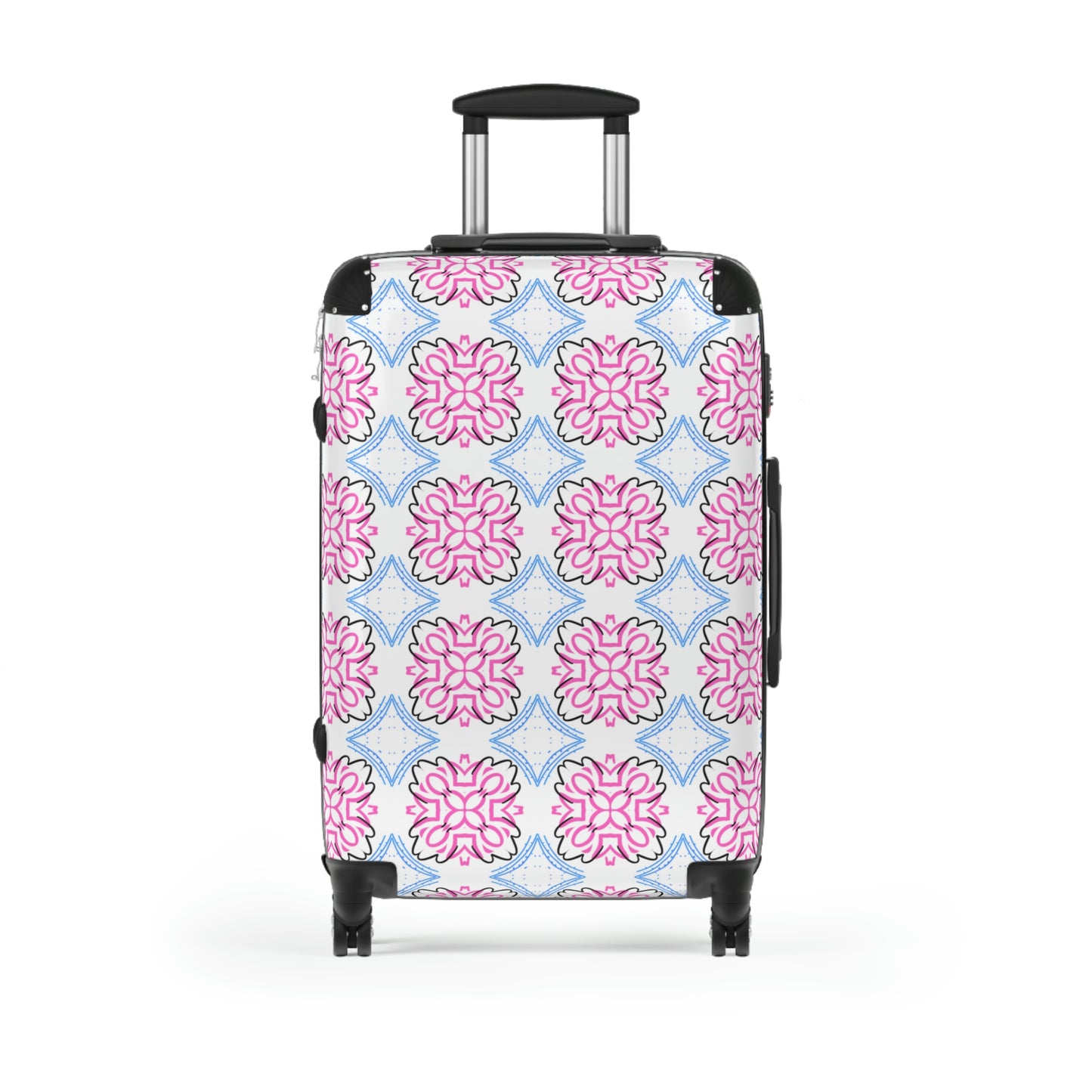 Lotus Living Pink & Blue Mash Up Suitcases