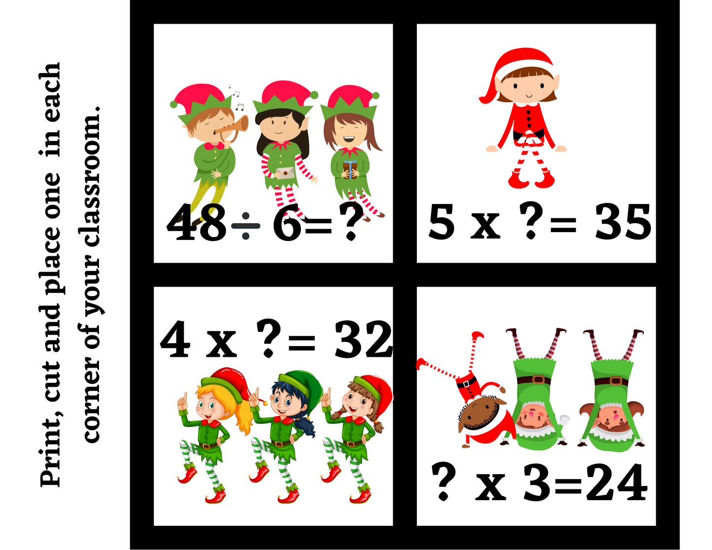 Four Corners Math in Motion ~ December