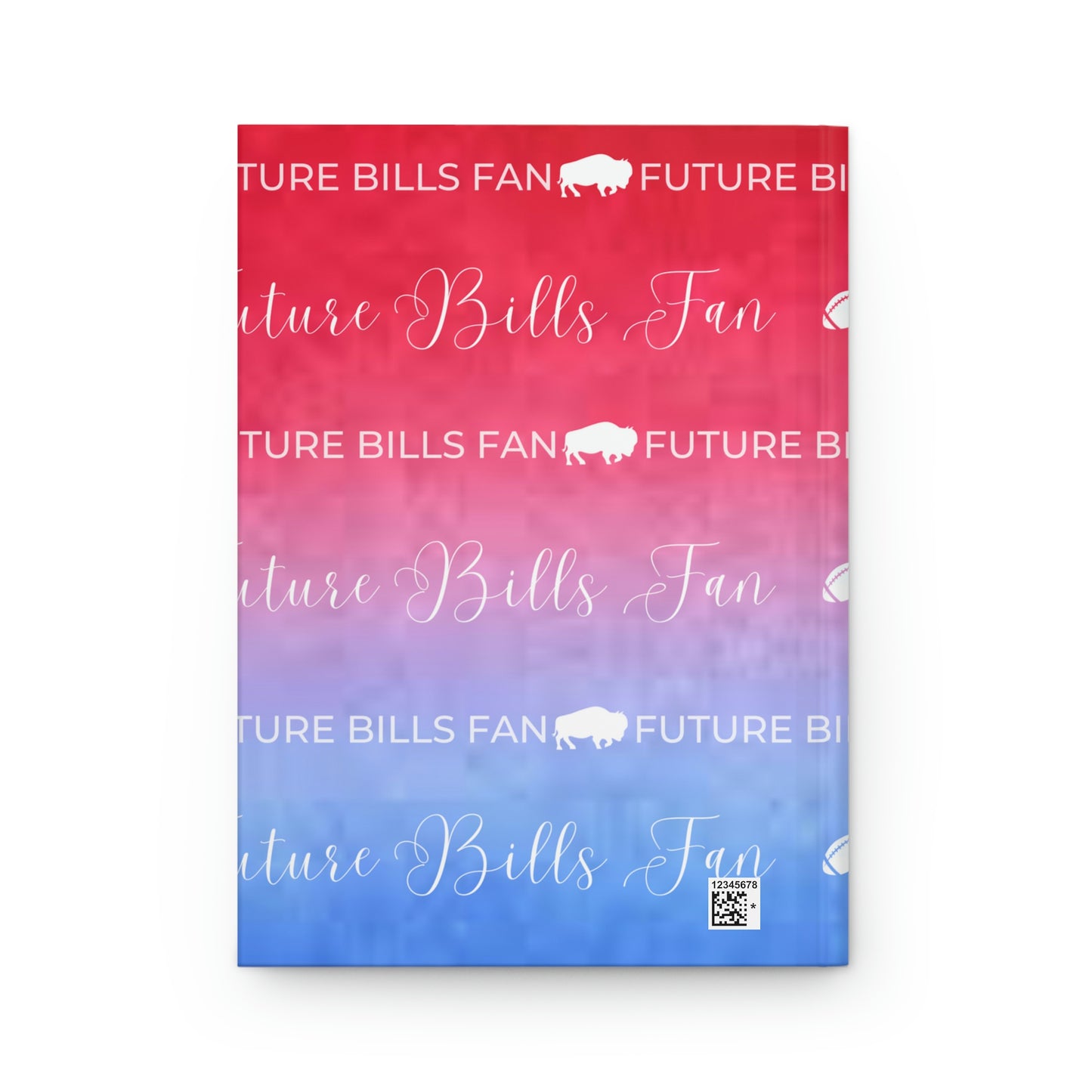 Future Bills Fan Maternity Log 6" x 9" 150 Page (75 sheets) Hardcover Journal Matte