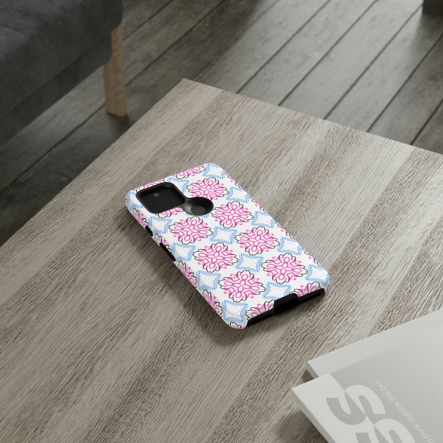 Lotus Living Mash Up Design Tough Phone Case