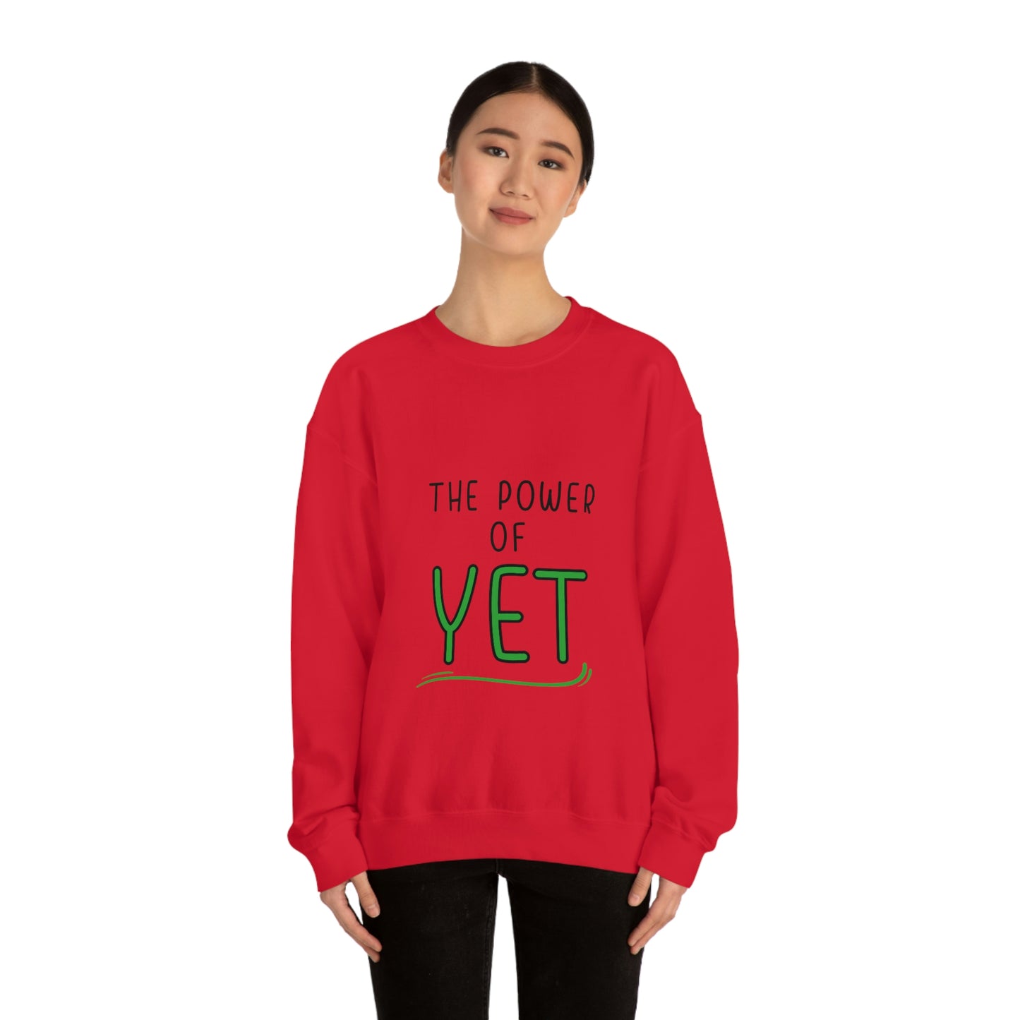 The Power of YET Unisex Heavy Blend™ Crewneck Sweatshirt v3