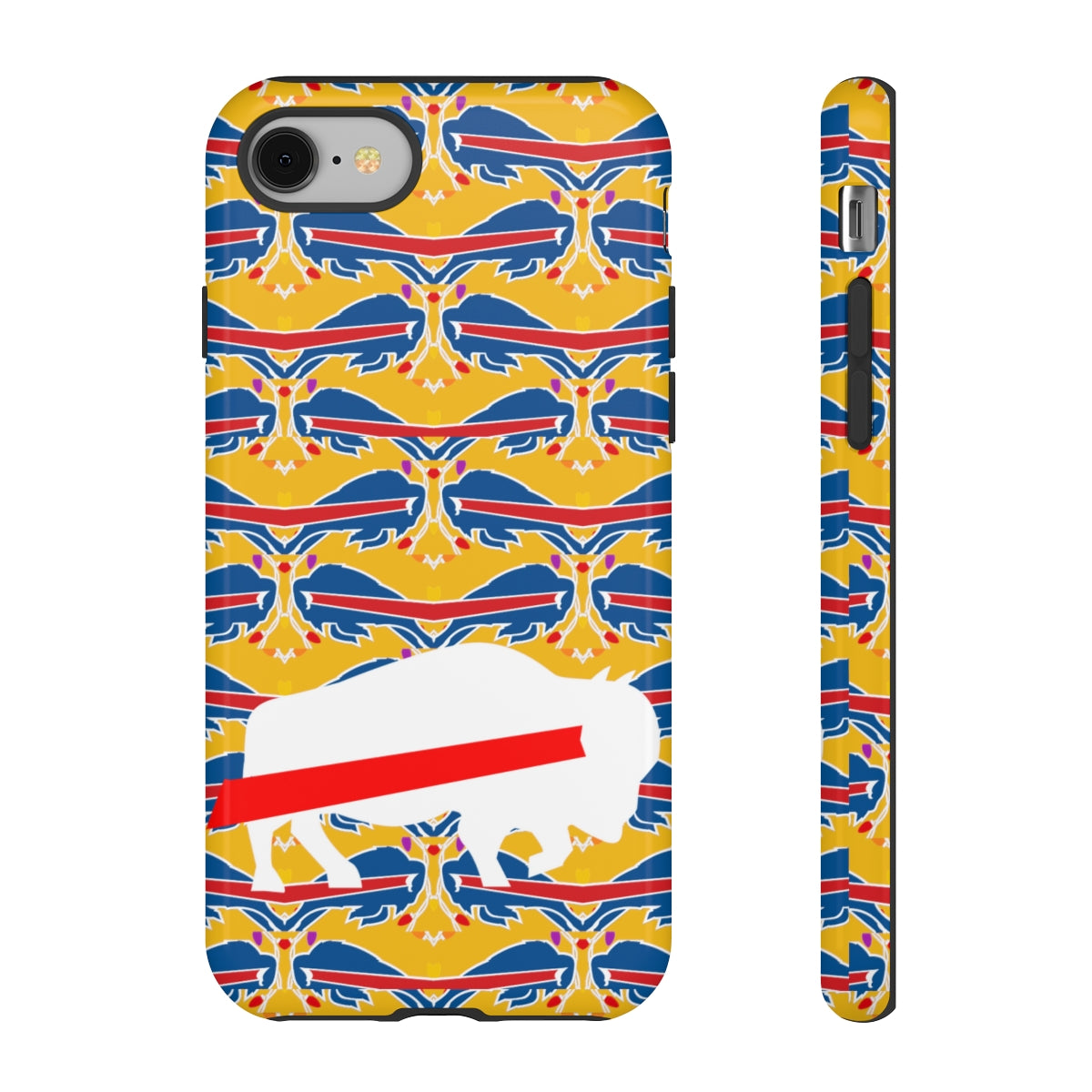 Stampede Buffalo Logo Mash Up Design Tough Phone Cases