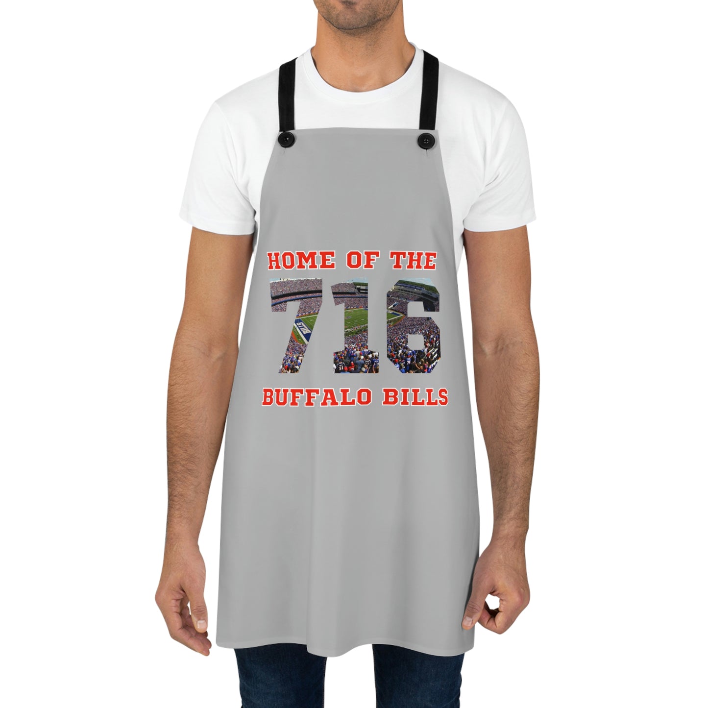 716 Buff Bills Apron with a Mash Up design