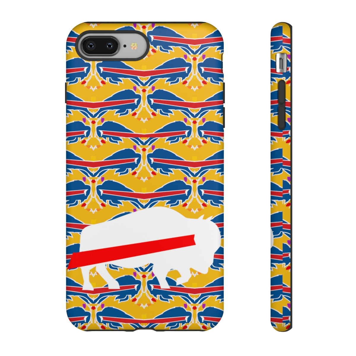 Stampede Buffalo Logo Mash Up Design Tough Phone Cases