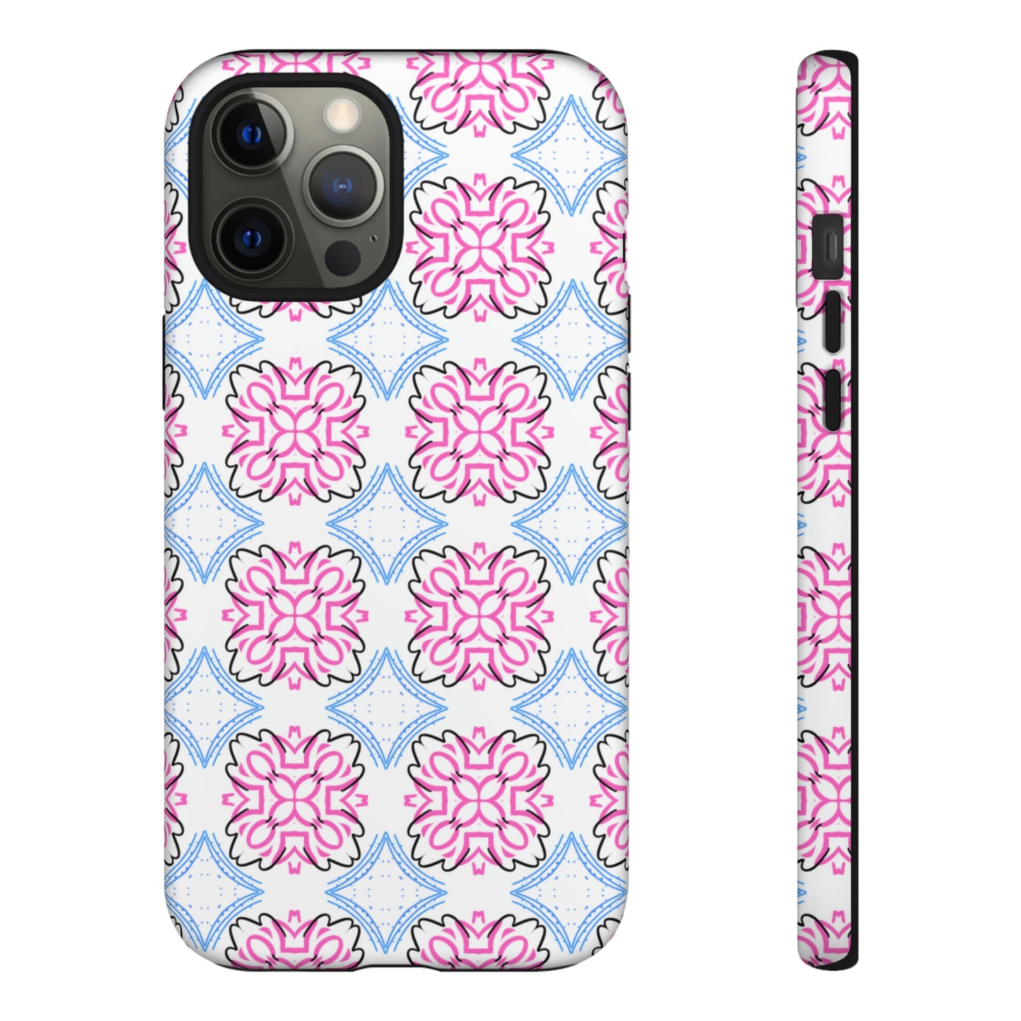 Lotus Living Mash Up Design Tough Phone Case