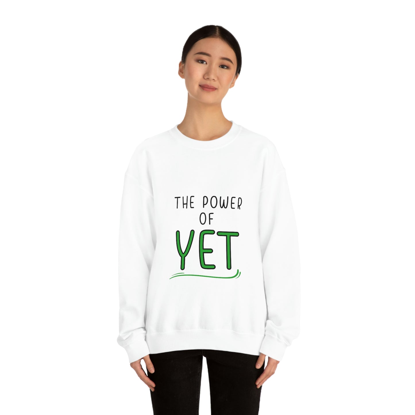 The Power of YET Unisex Heavy Blend™ Crewneck Sweatshirt v3