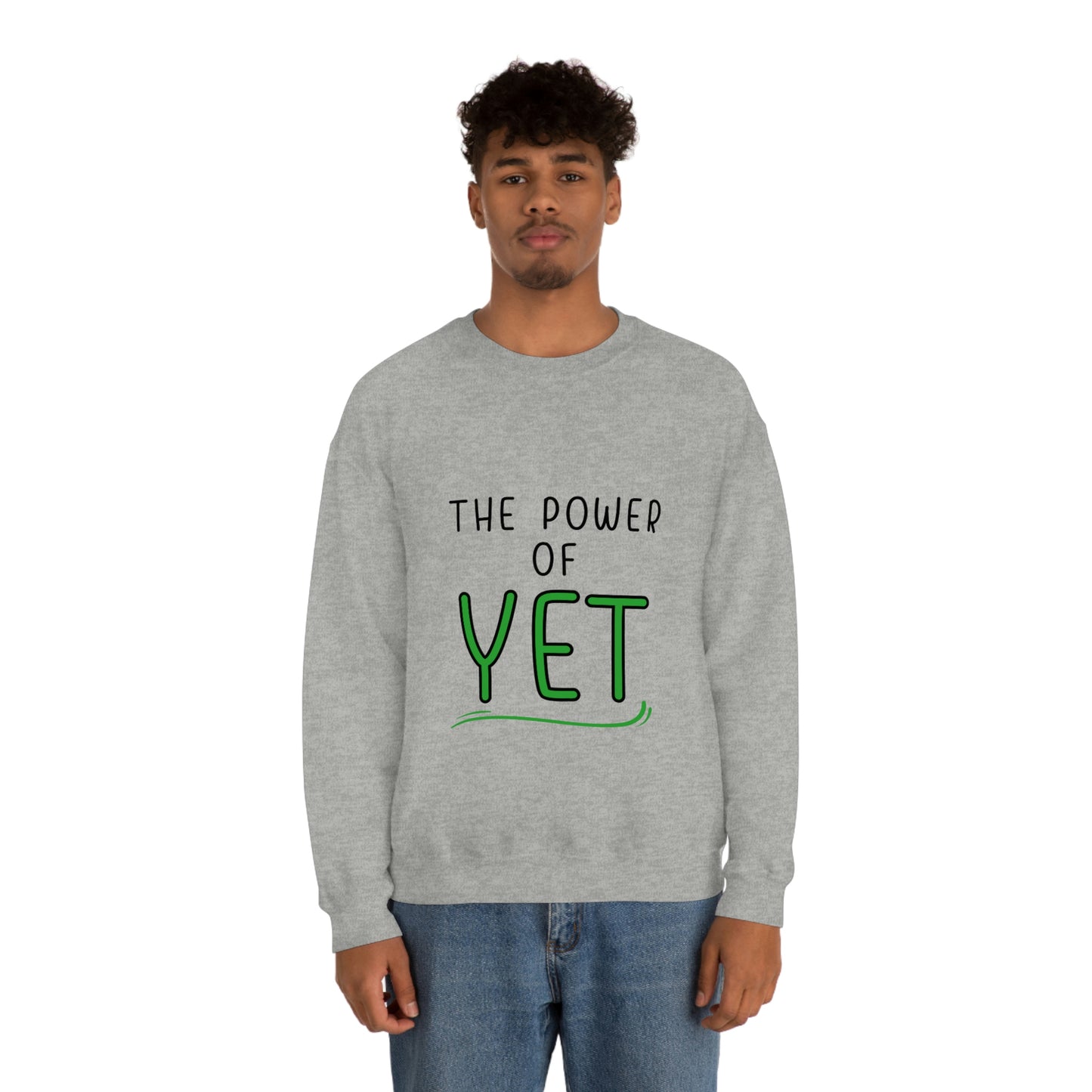 The Power of YET Unisex Heavy Blend™ Crewneck Sweatshirt v3
