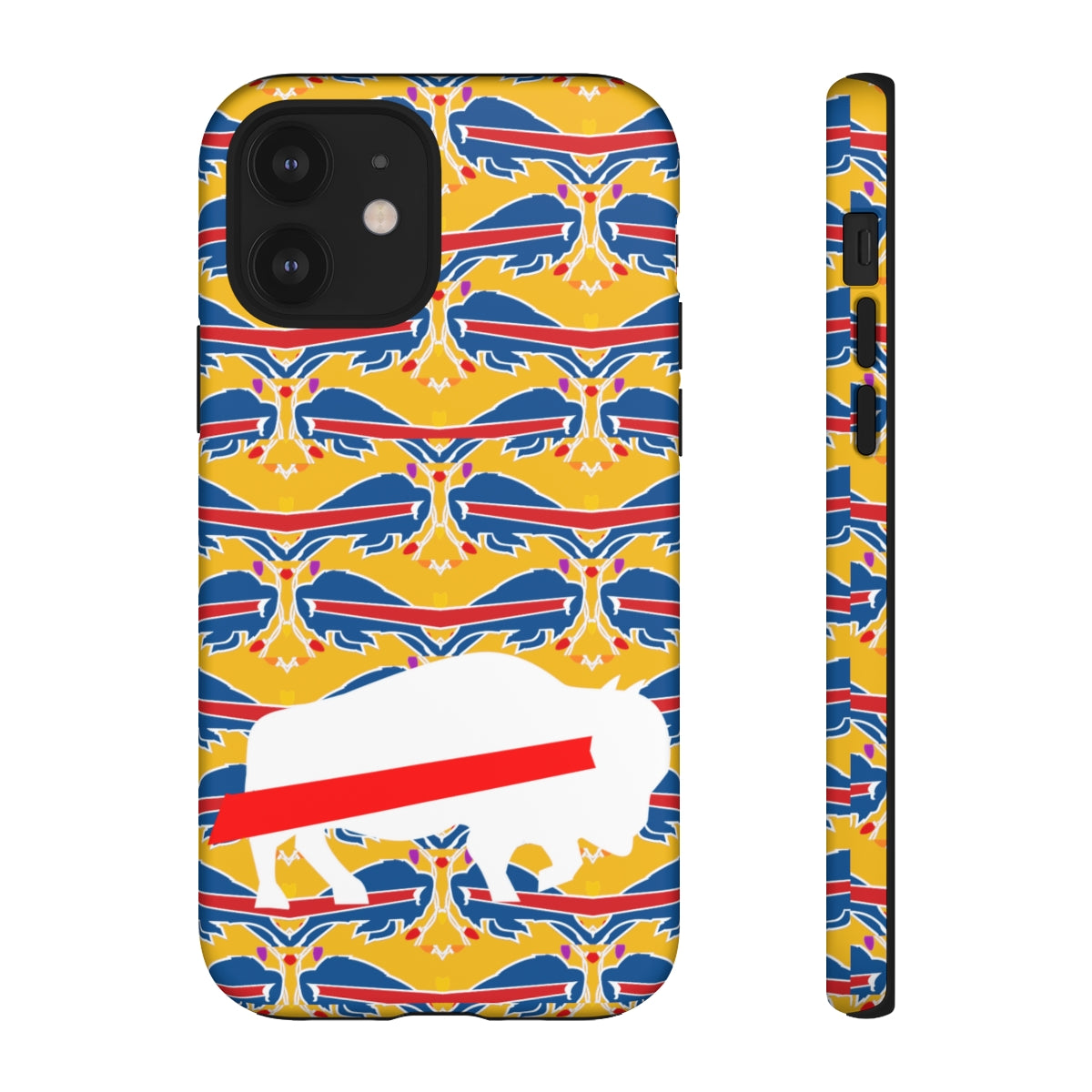 Stampede Buffalo Logo Mash Up Design Tough Phone Cases