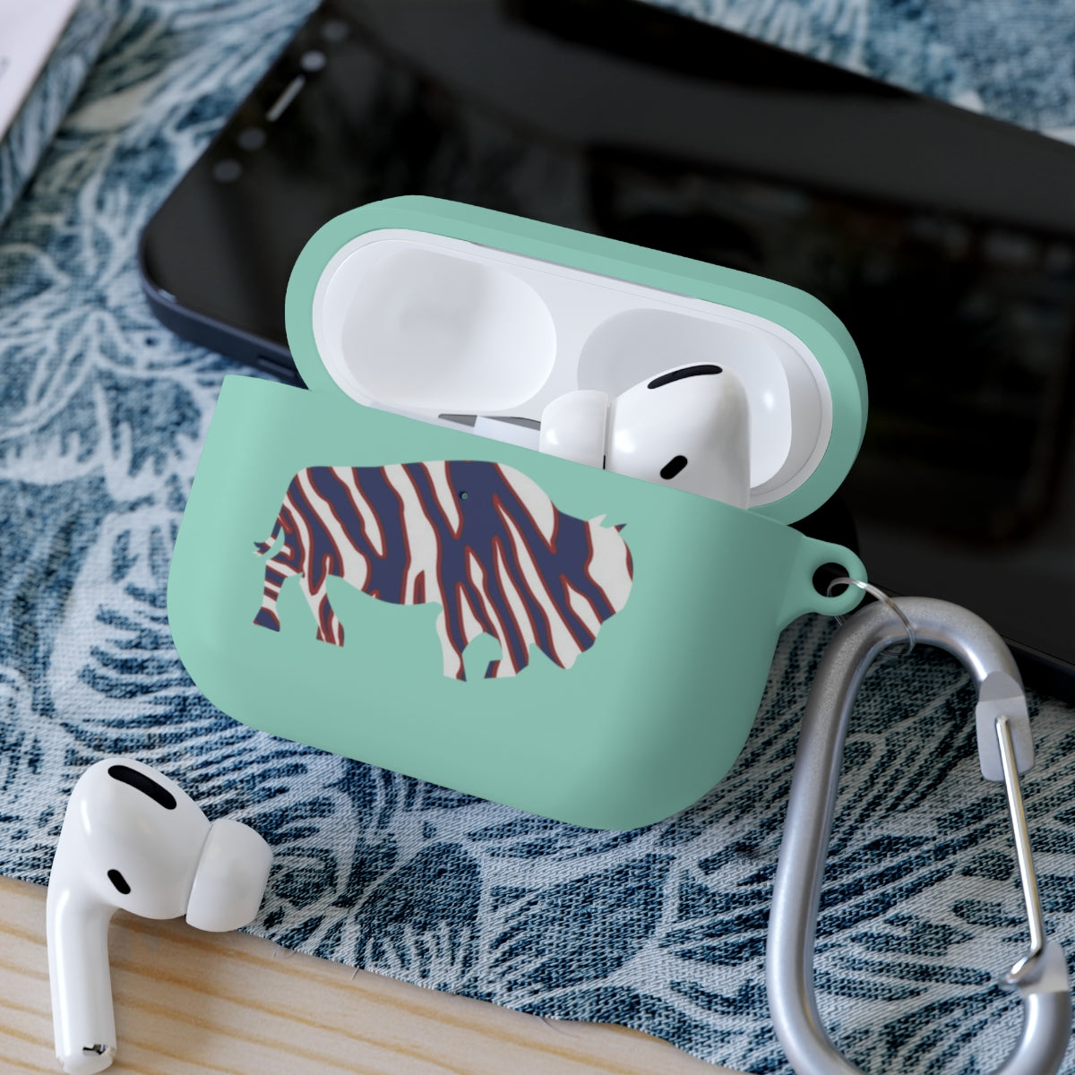 BUFFalove "Circle the Wagons" AirPods and AirPods Pro Case Cover