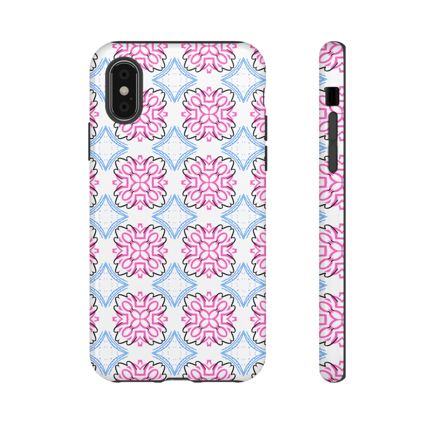 Lotus Living Mash Up Design Tough Phone Case